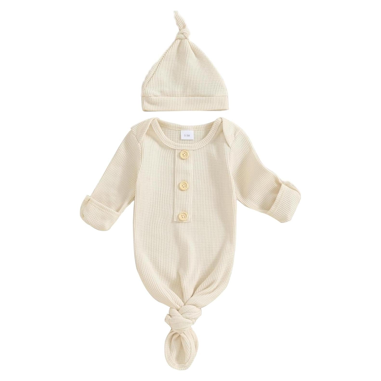 Conjunto de Pijama Anudado para Bebés BULINGNA 0-3 Meses