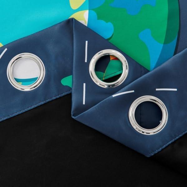 Cortinas Opacas BOHOMOCASA KIDS1astronaut 107x137 cm 2 Paneles