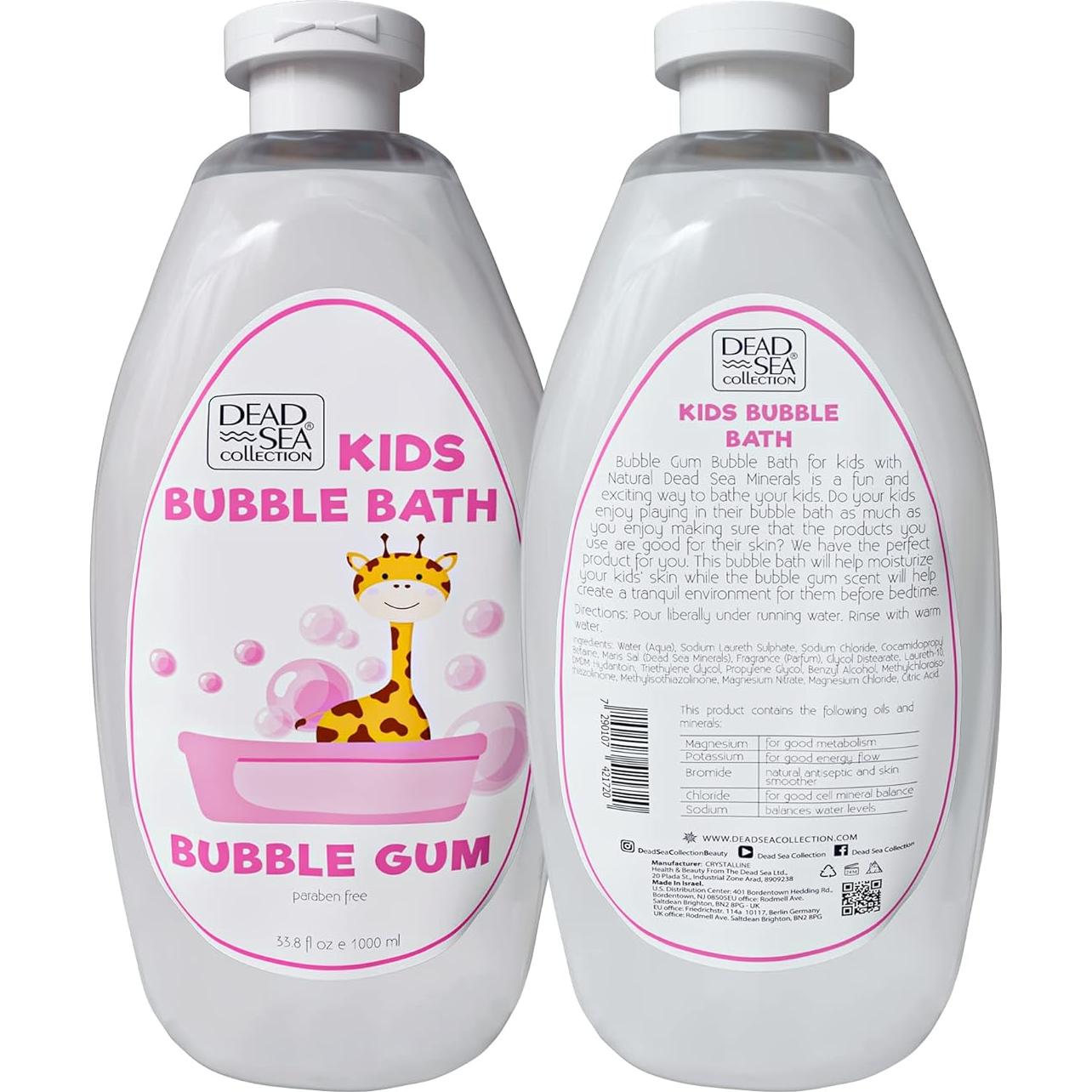 Baño de Burbujas Niños Colección del Mar Muerto 2L Aroma Chicle