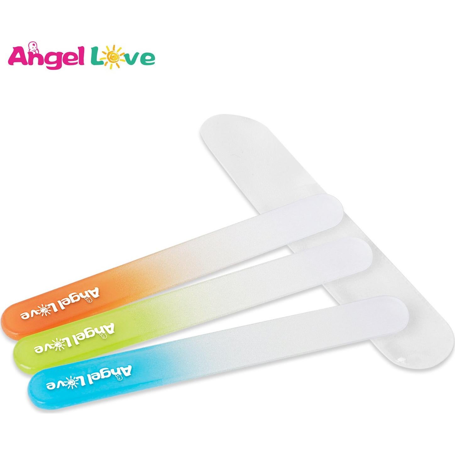 Lima de Uñas para Bebés Angel Love - Set de 3 Cristal 9cm
