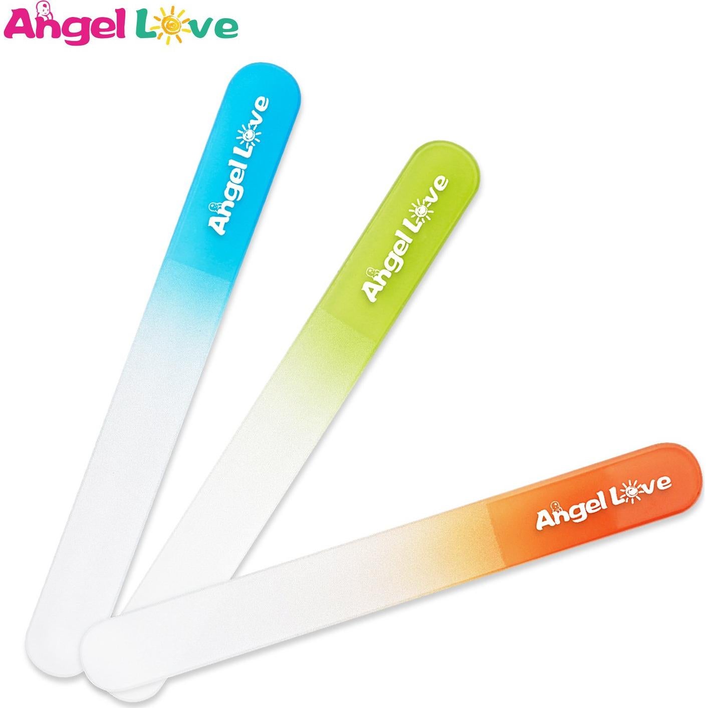 Lima de Uñas para Bebés Angel Love - Set de 3 Cristal 9cm
