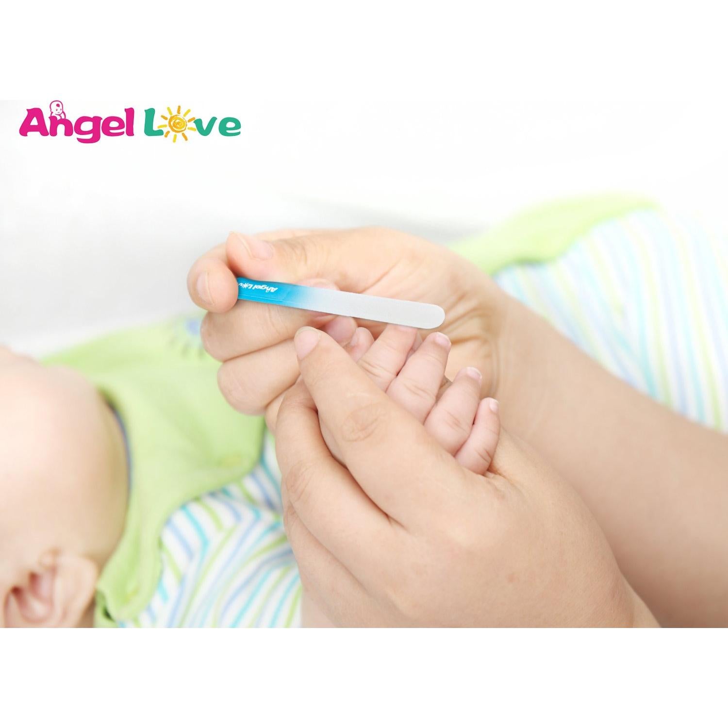 Lima de Uñas para Bebés Angel Love - Set de 3 Cristal 9cm