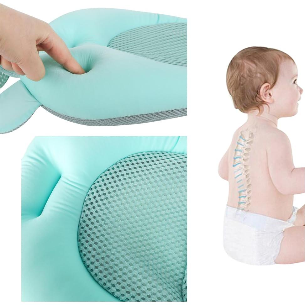 Cojín Flotante para Baño de Bebé Haozaikeji Malla Transpirable