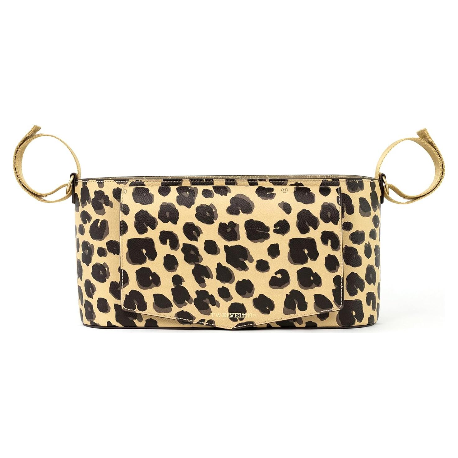 Caddy de Carro TWELVElittle Peek A Boo en Cuero Vegano Leopardo