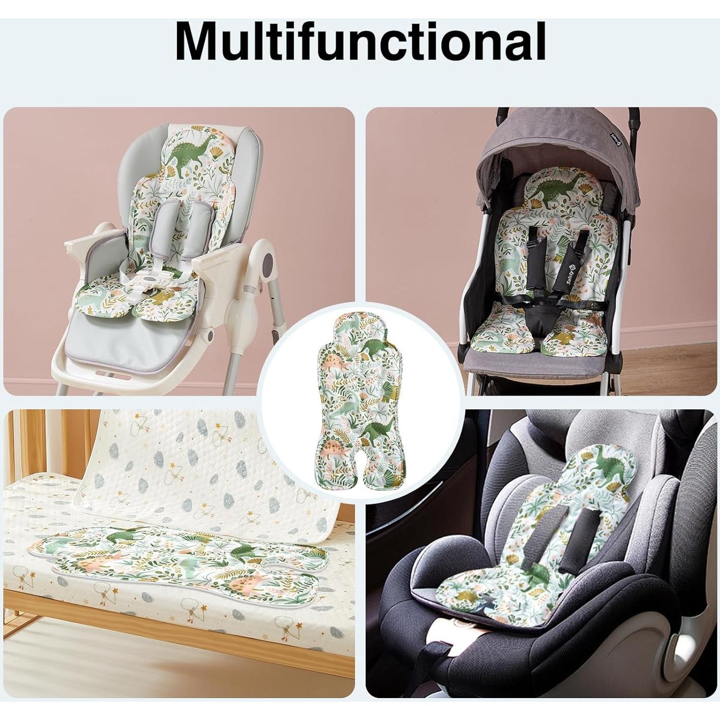 Almohadilla Enfriadora de Gel para Cochecito Bebé Dinosaurio 71x33cm