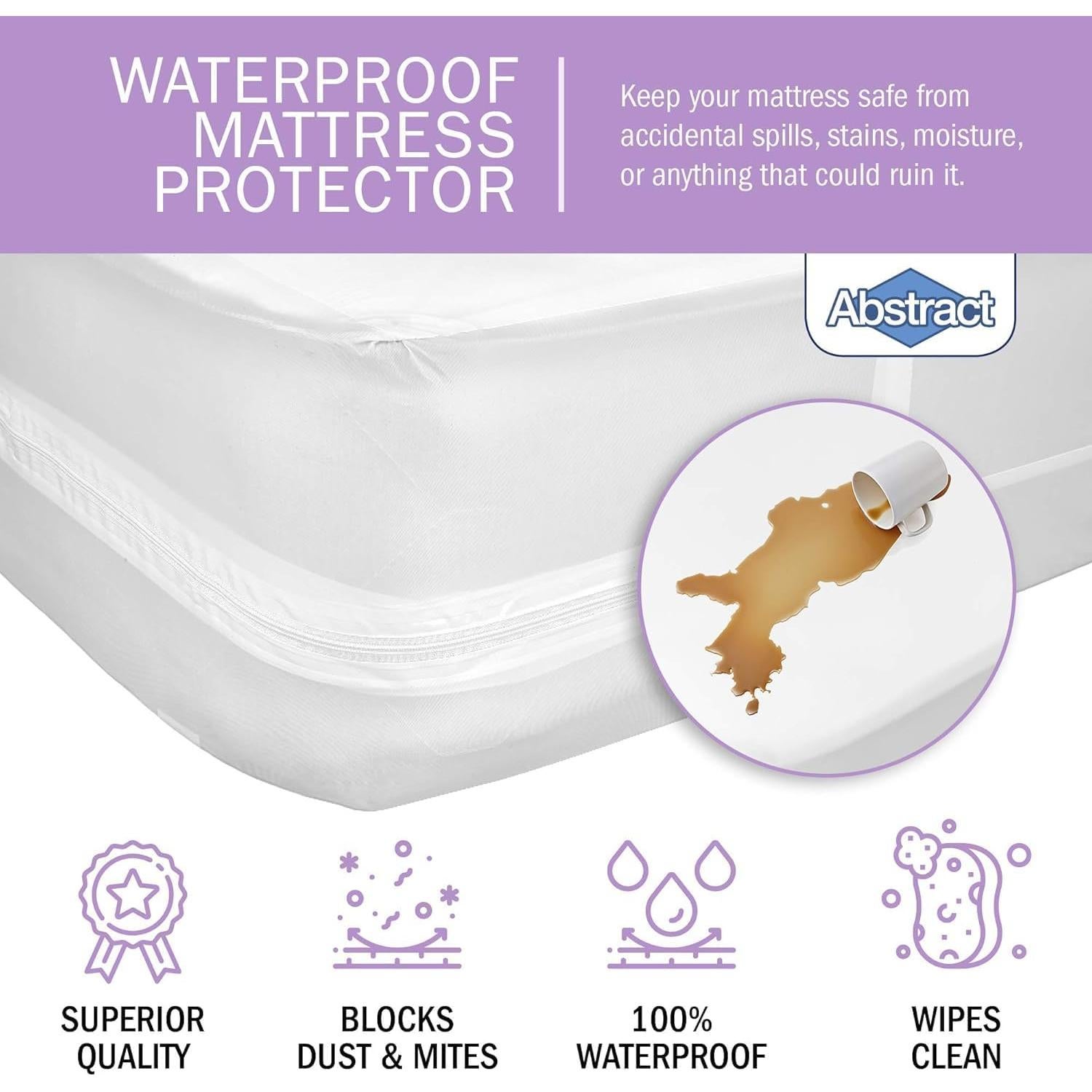 Cubierta de Colchón Impermeable Abstract - 61x97 cm con Cremallera