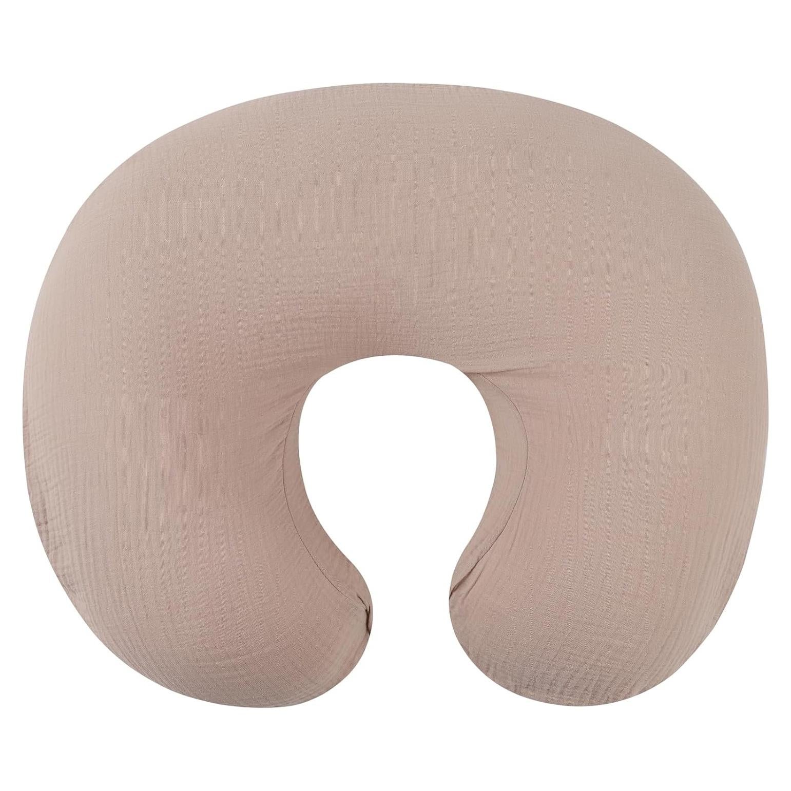 Funda de Almohada de Lactancia Onacosht 100% Algodón Rosa