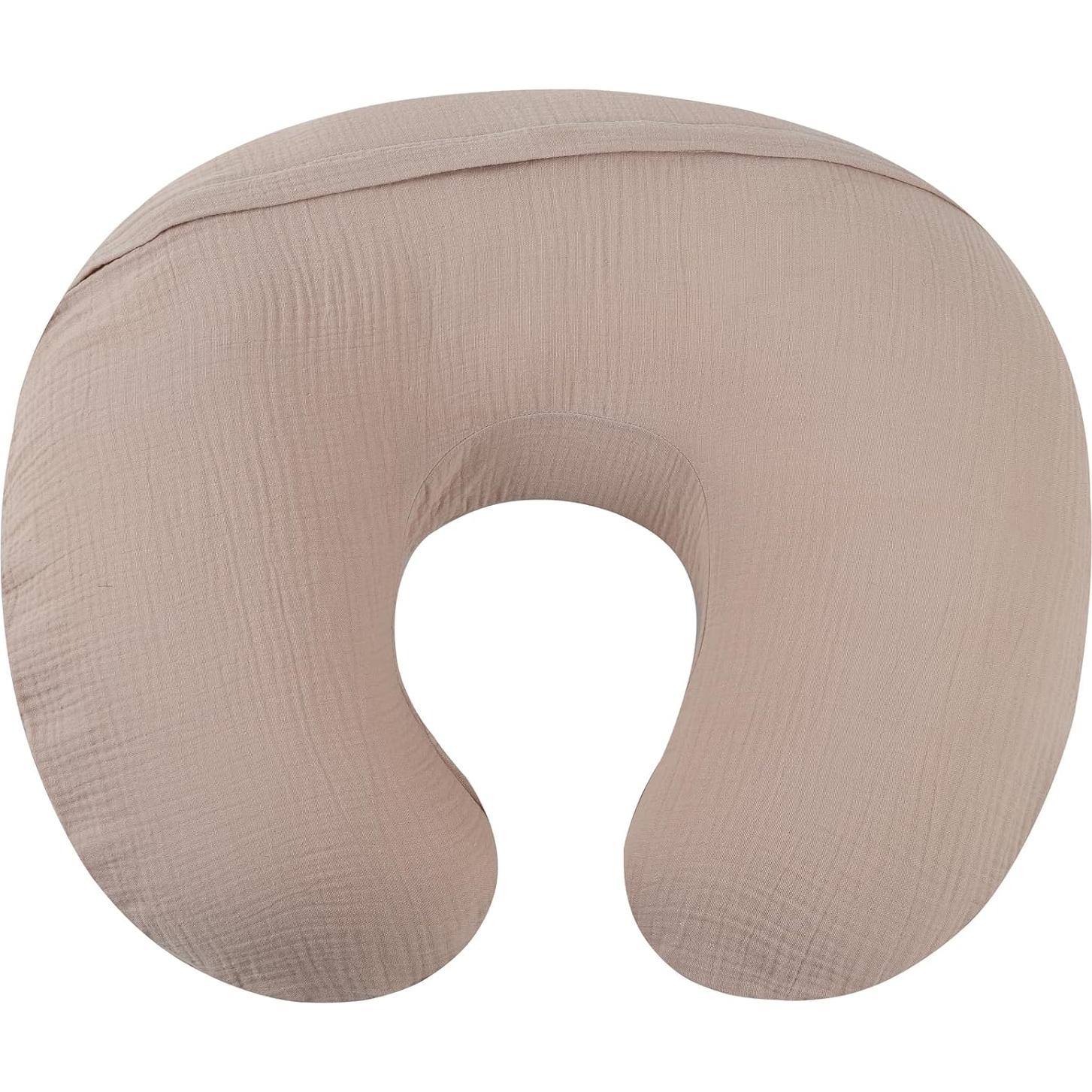 Funda de Almohada de Lactancia Onacosht 100% Algodón Rosa