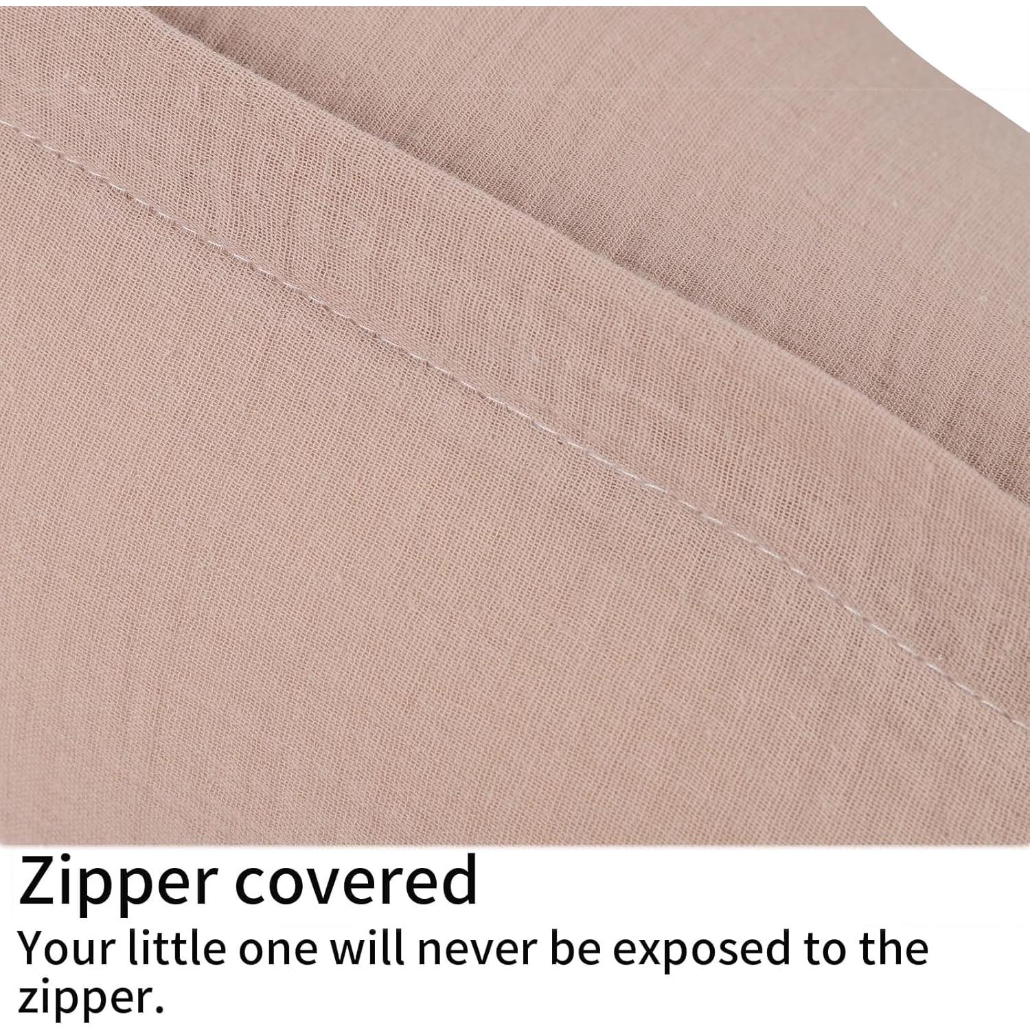 Funda de Almohada de Lactancia Onacosht 100% Algodón Rosa