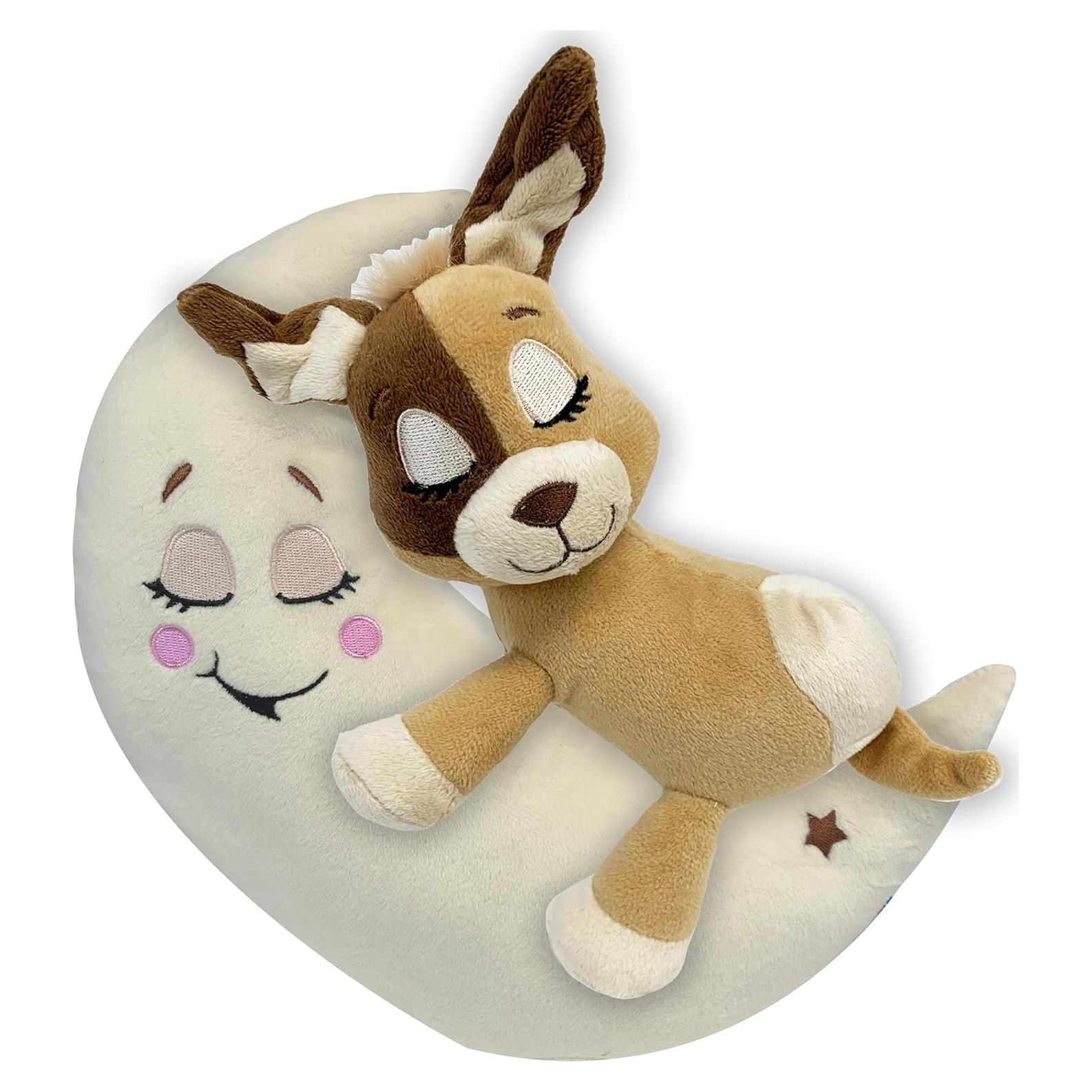 Happy Nappers Lullabrites Perro Marrón y Beige - Luz y Sonidos