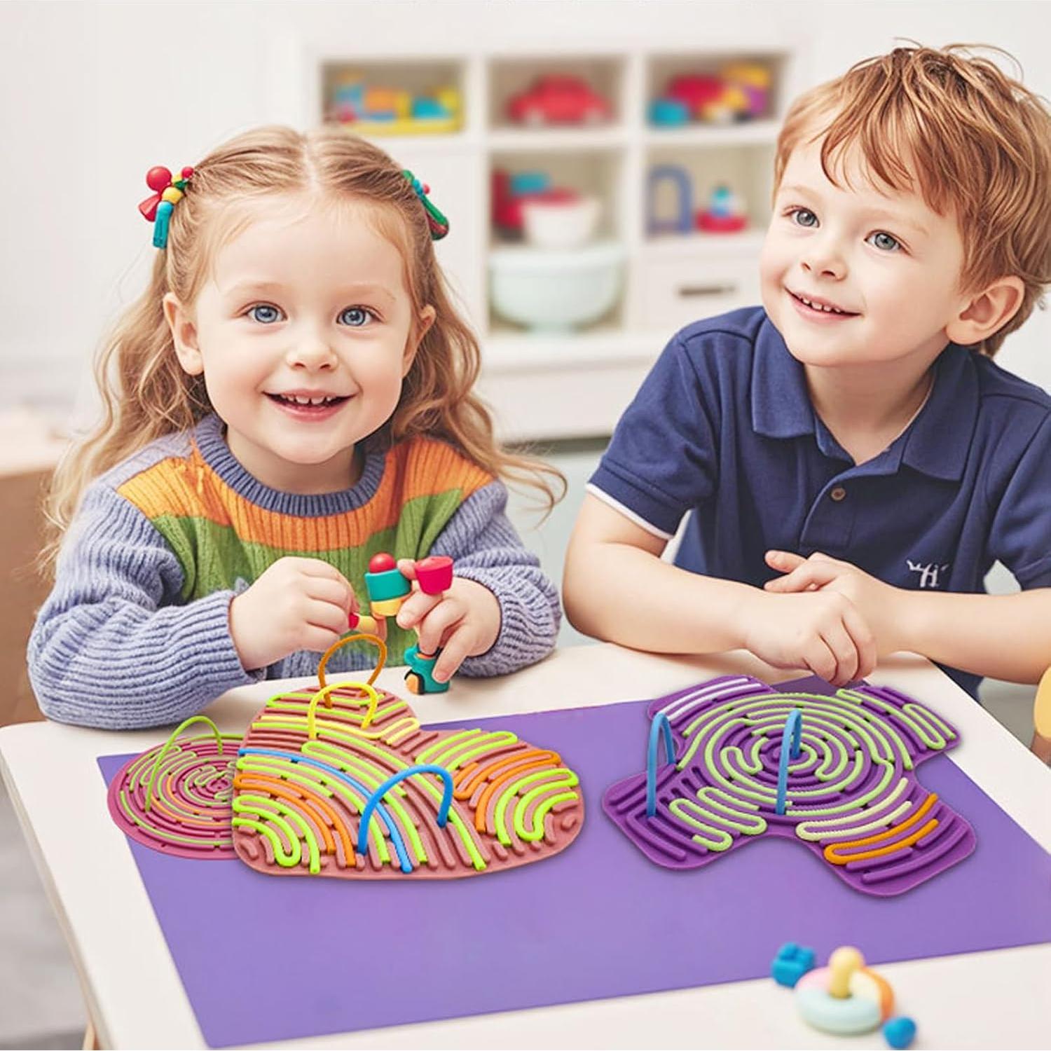 Tablero Sensorial de Silicona ZIRLZIM para Niños 3+