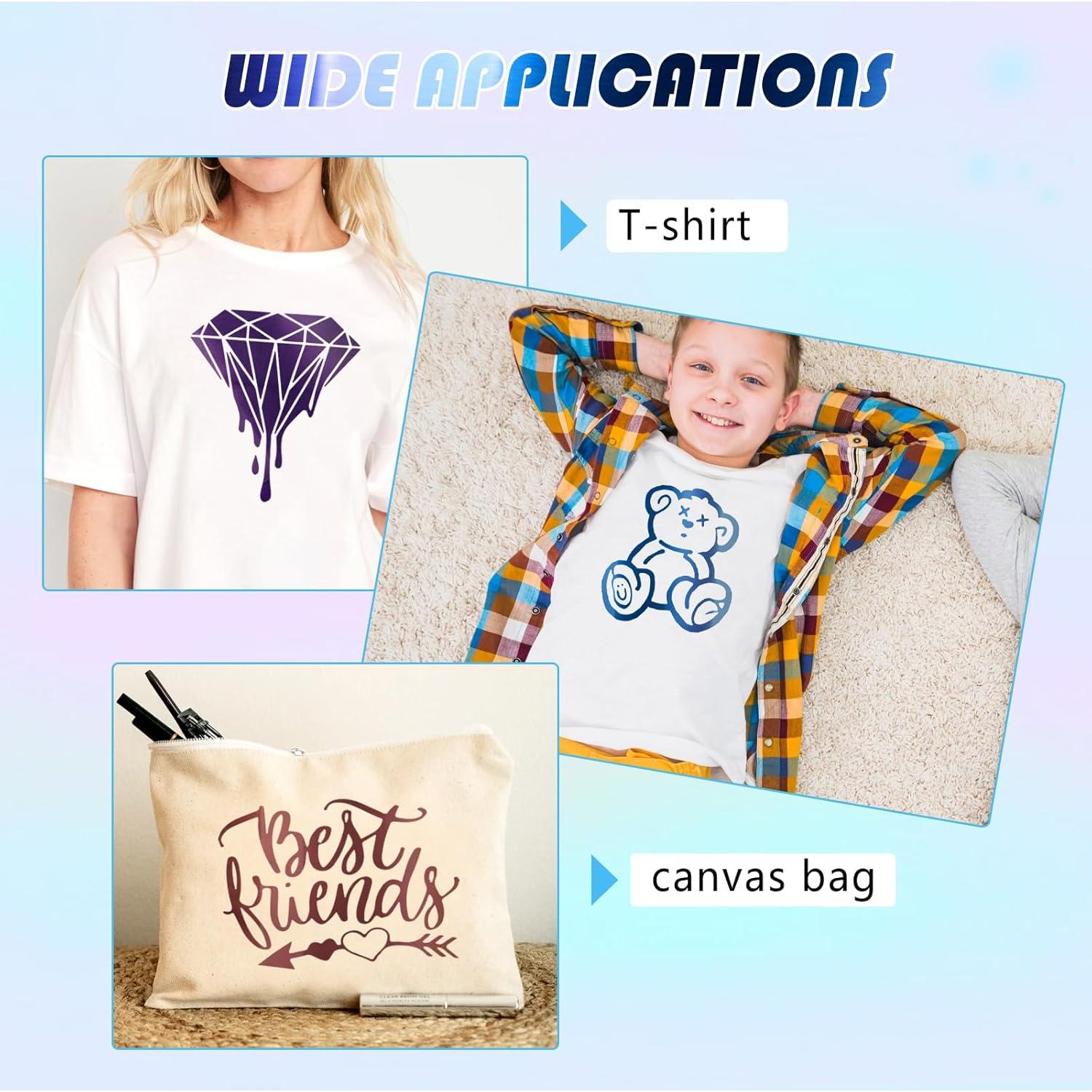 Vinilo de Transferencia de Calor Tintnut Camaleón 30.48x25.4cm 9 Colores