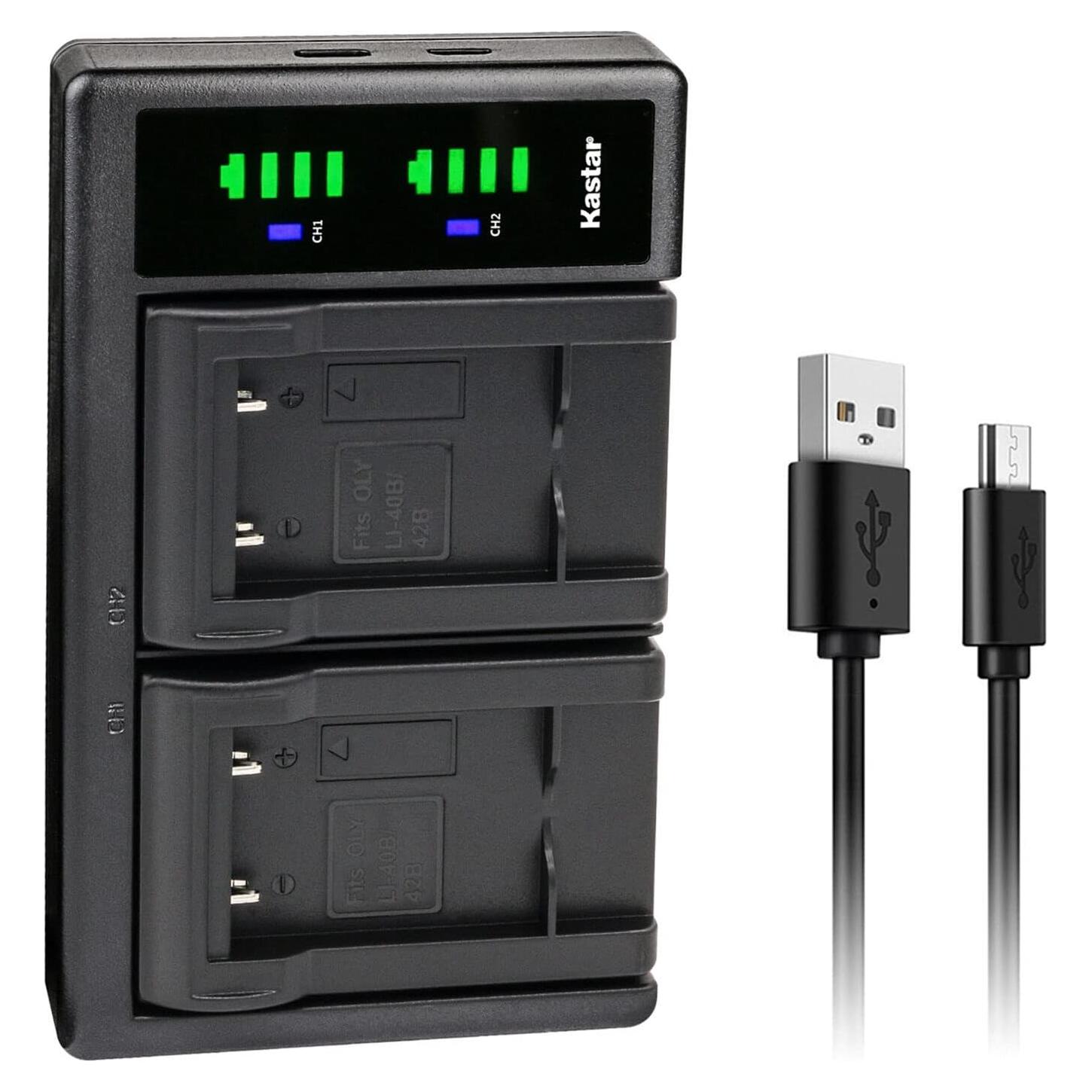 Cargador Dual USB Kastar LTD2 para Auriculares Steelseries