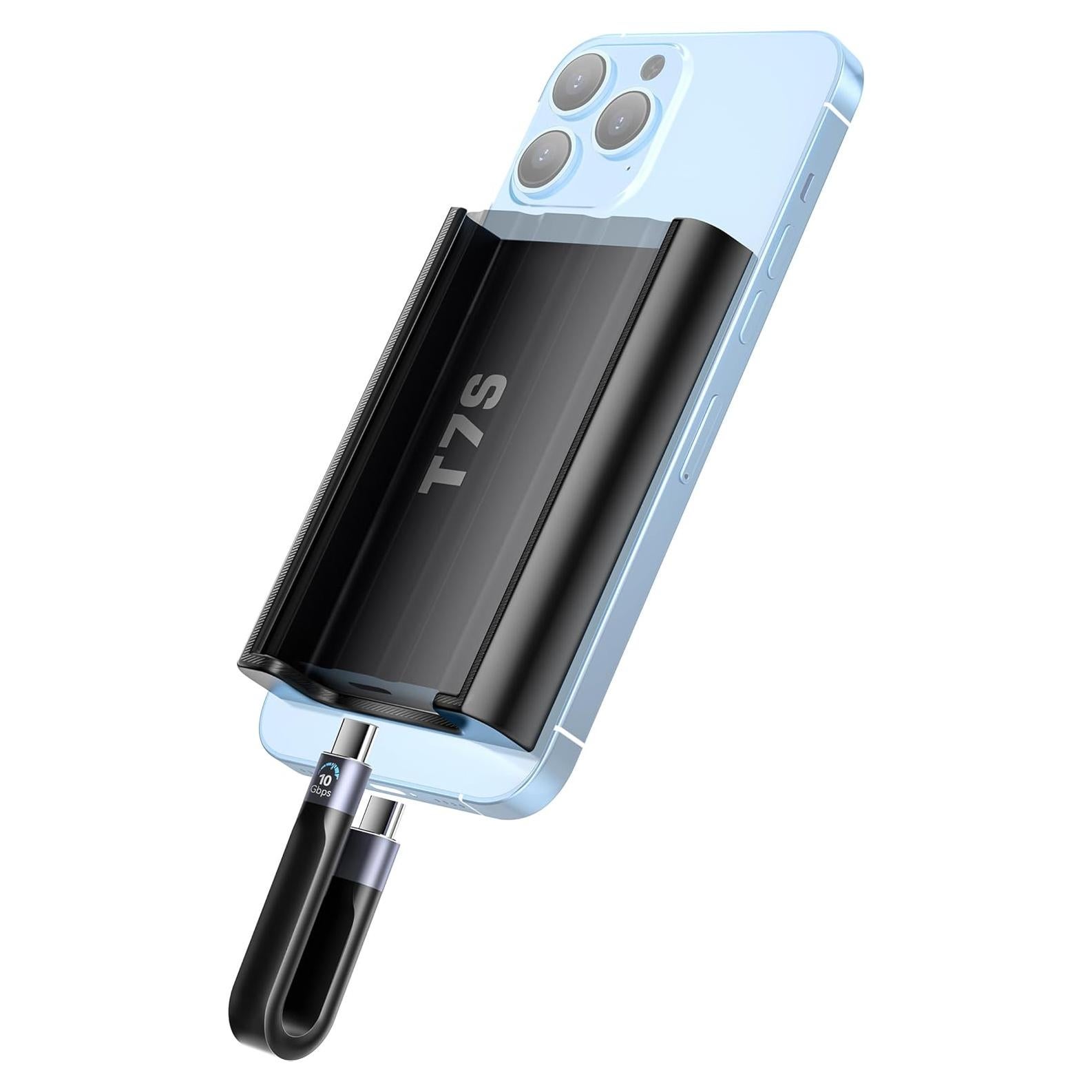 Funda Magnética para SSD Samsung T7 Shield - Negro