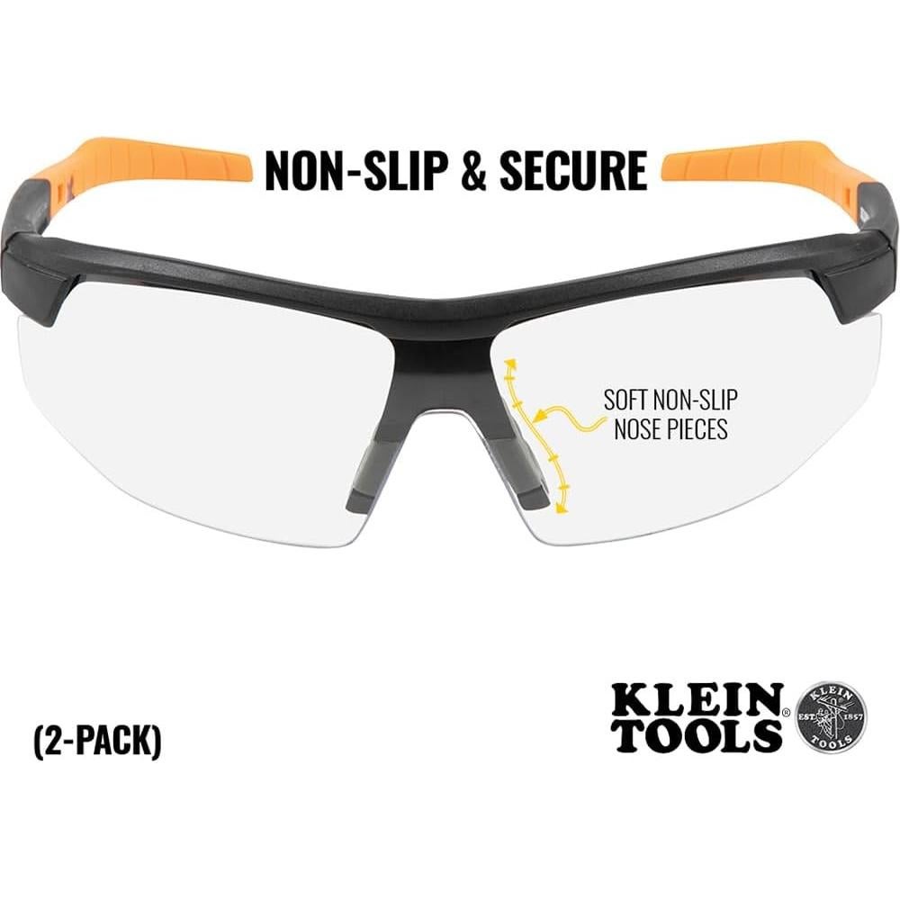Gafas de Seguridad Klein Tools 60171, Lente Clara, Paquete de 2
