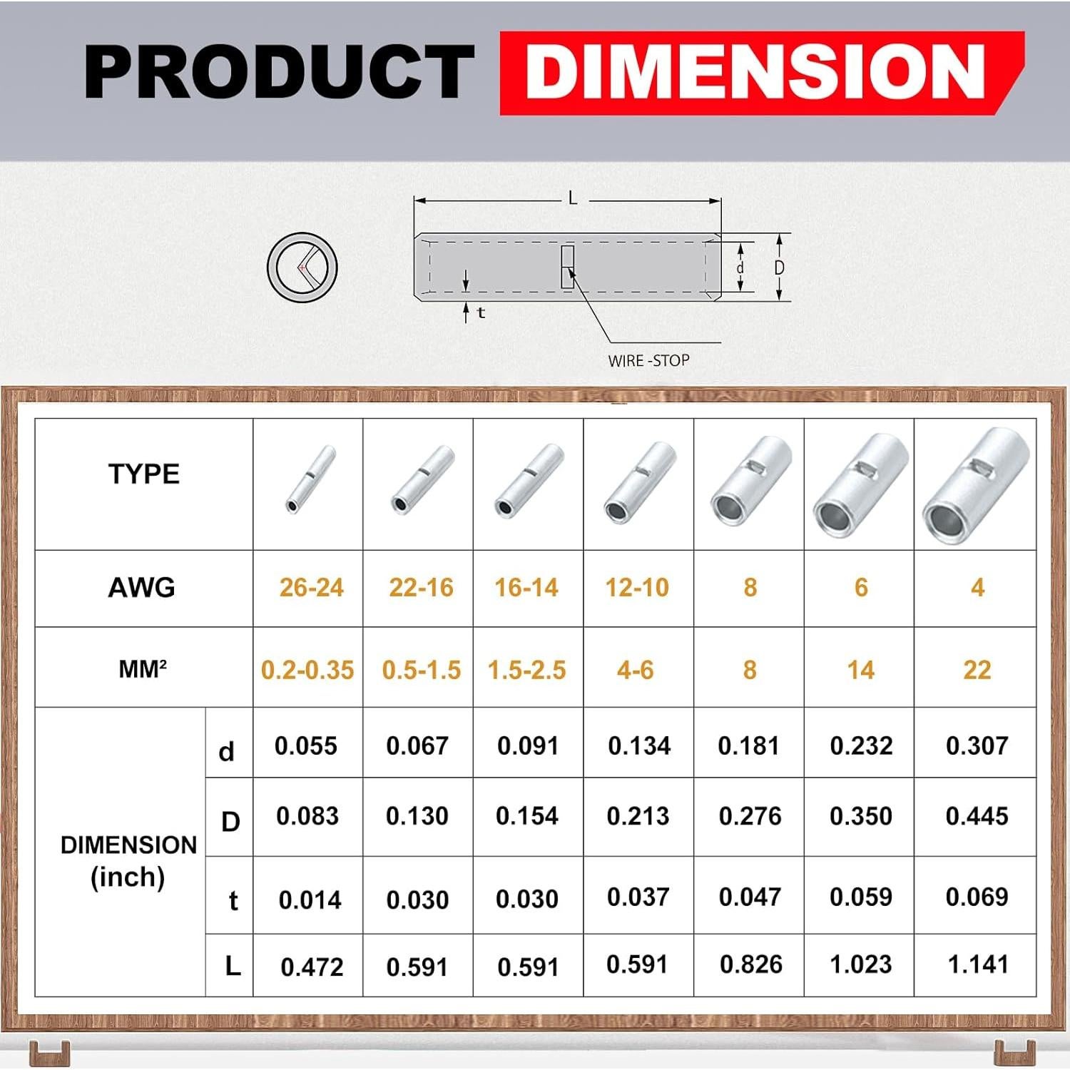 Conectores de Termofusión AIRIC 4 AWG - 6 Pcs Impermeables