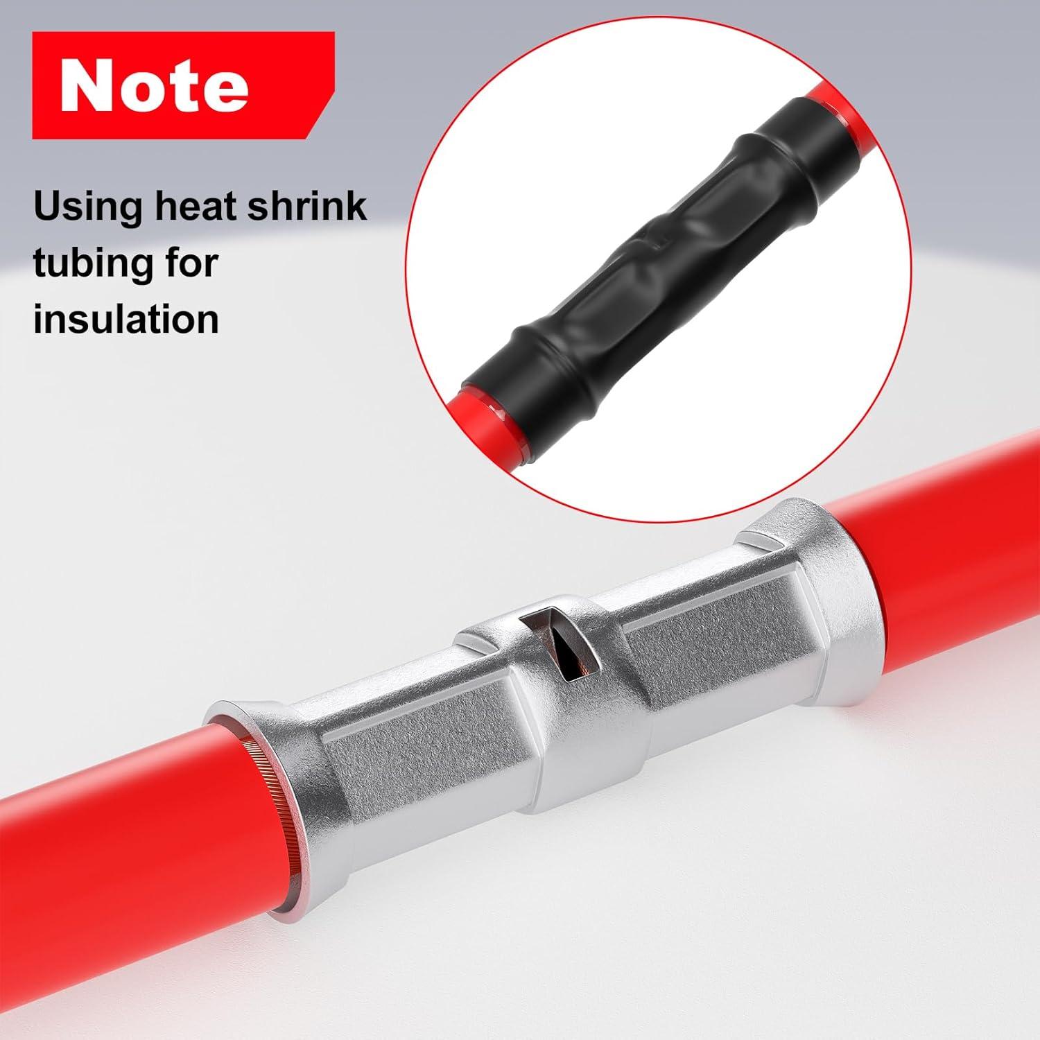 Conectores de Termofusión AIRIC 4 AWG - 6 Pcs Impermeables