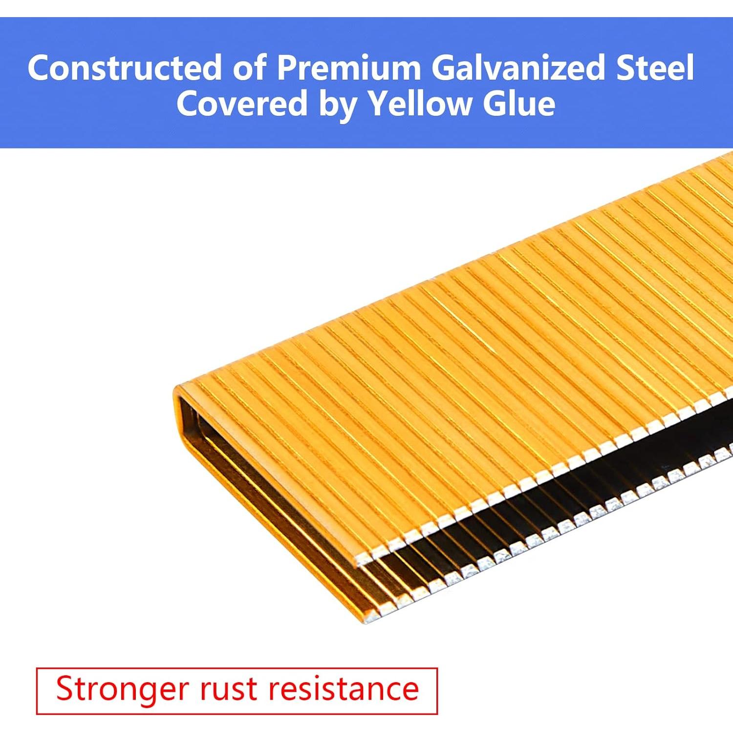 Grampas de Corona Estrecha 18GA SimCos 1200 Unidades Variadas