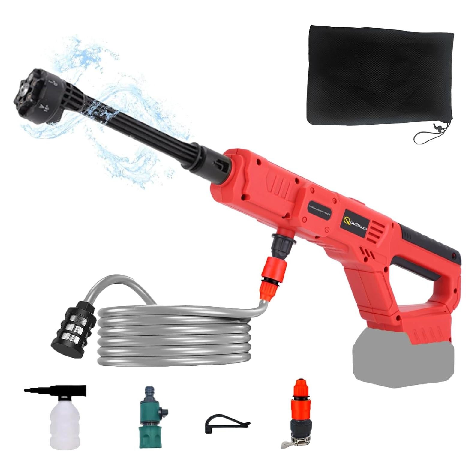 Lavadora a Presión Inalámbrica Qulibaxa 900 PSI 1.0 GPM