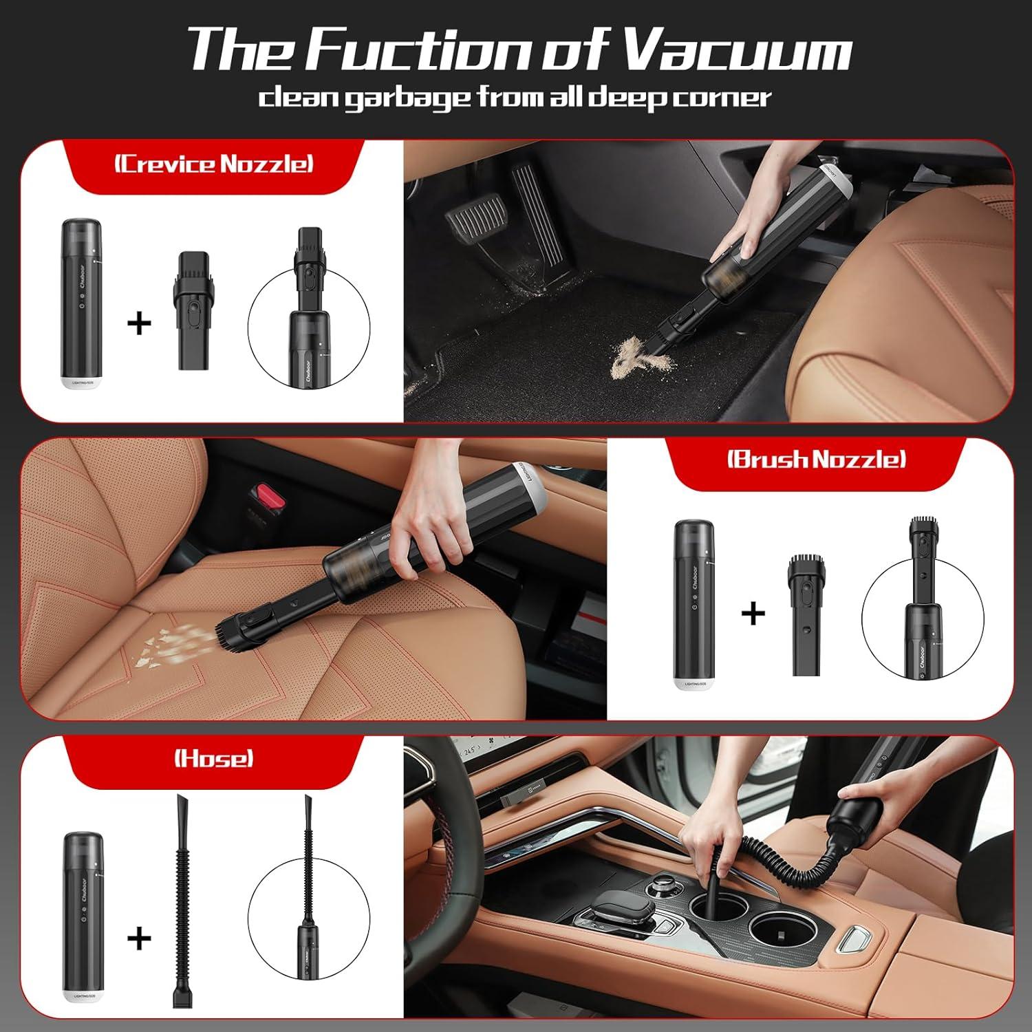 Aspiradora de Mano Inalámbrica Chuboor P16 120W 8000mAh