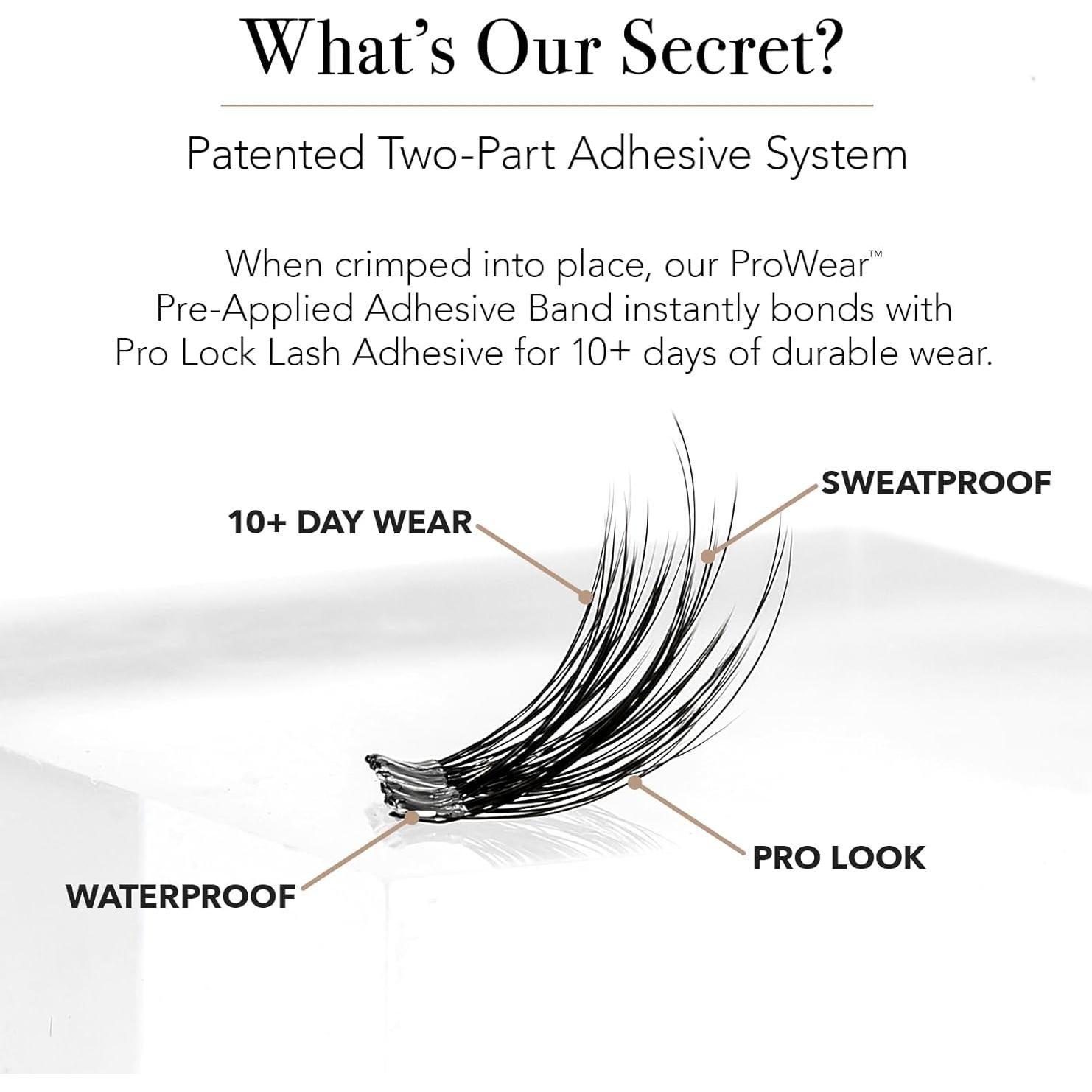 Kit de Pestañas Postizas Pro Lash ProWear Mini - Clásico Shorties No. 05 - Negro