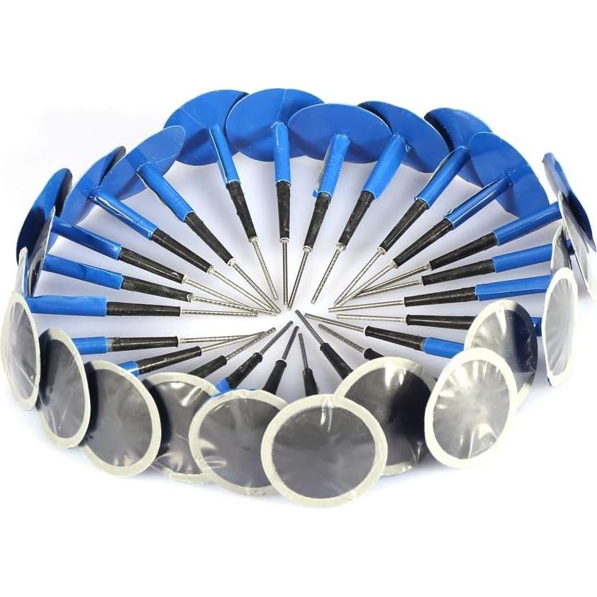 24 Parches de Reparación de Neumáticos Aramox 36x4mm