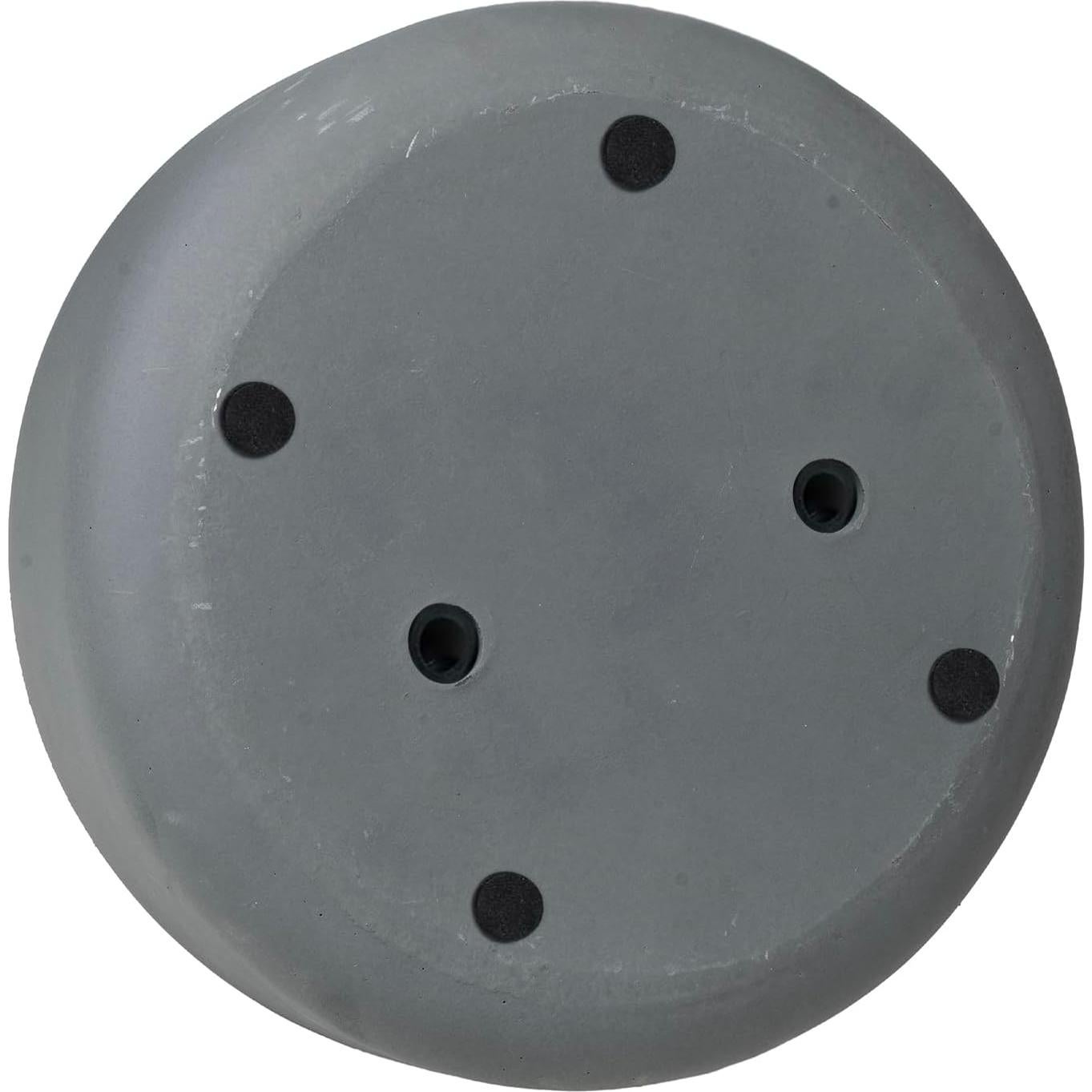 Maceta Yin Yang de Concreto Gris MyGift 24.1 cm con Drenaje