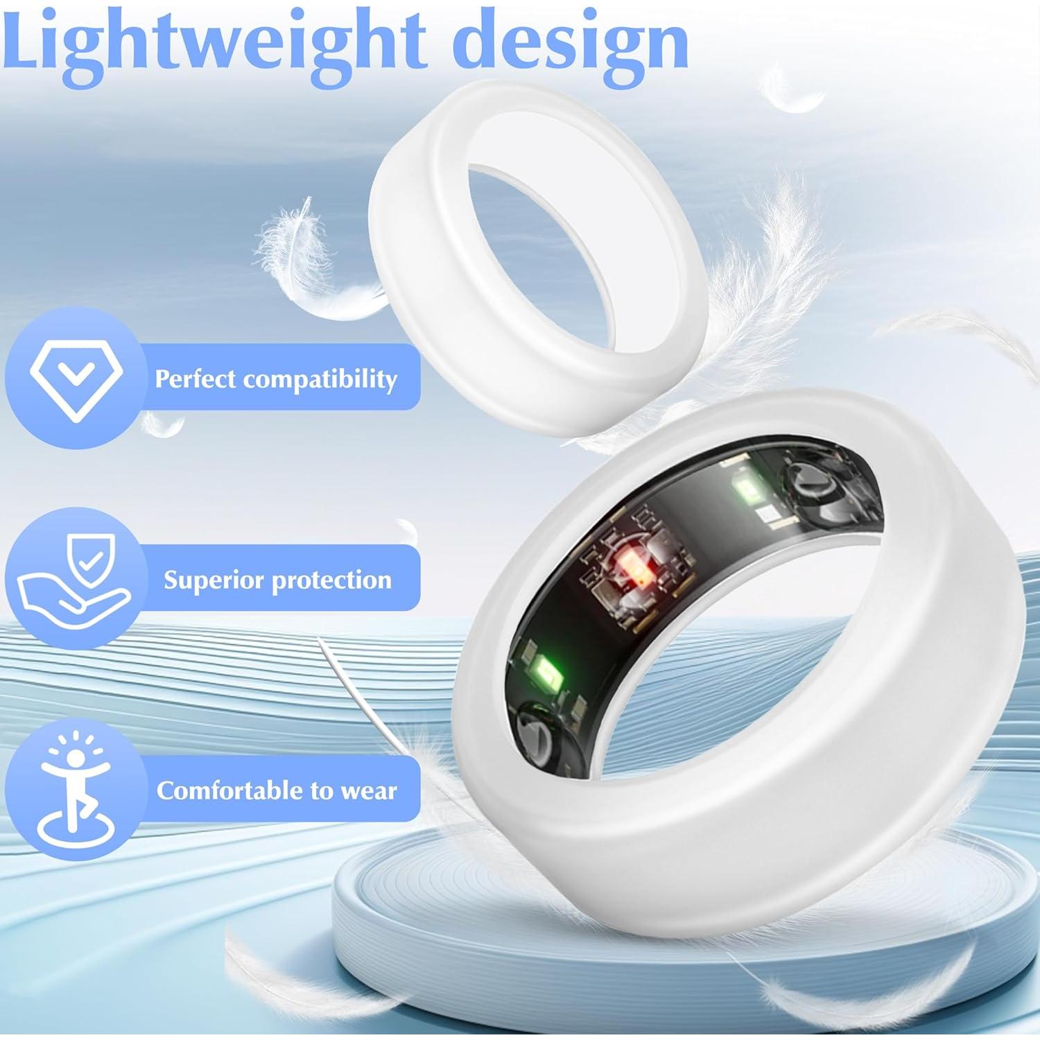 Protector de Anillo de Silicona Polyjoy para Oura Ring Gen 4/3 - 6 Piezas