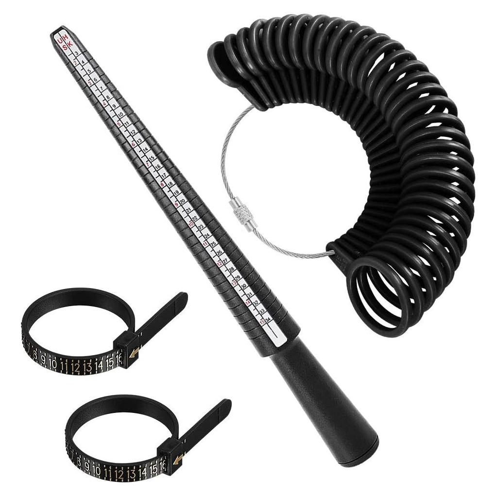 Kit Medidor de Tamaño de Anillo Accmor con Cintas