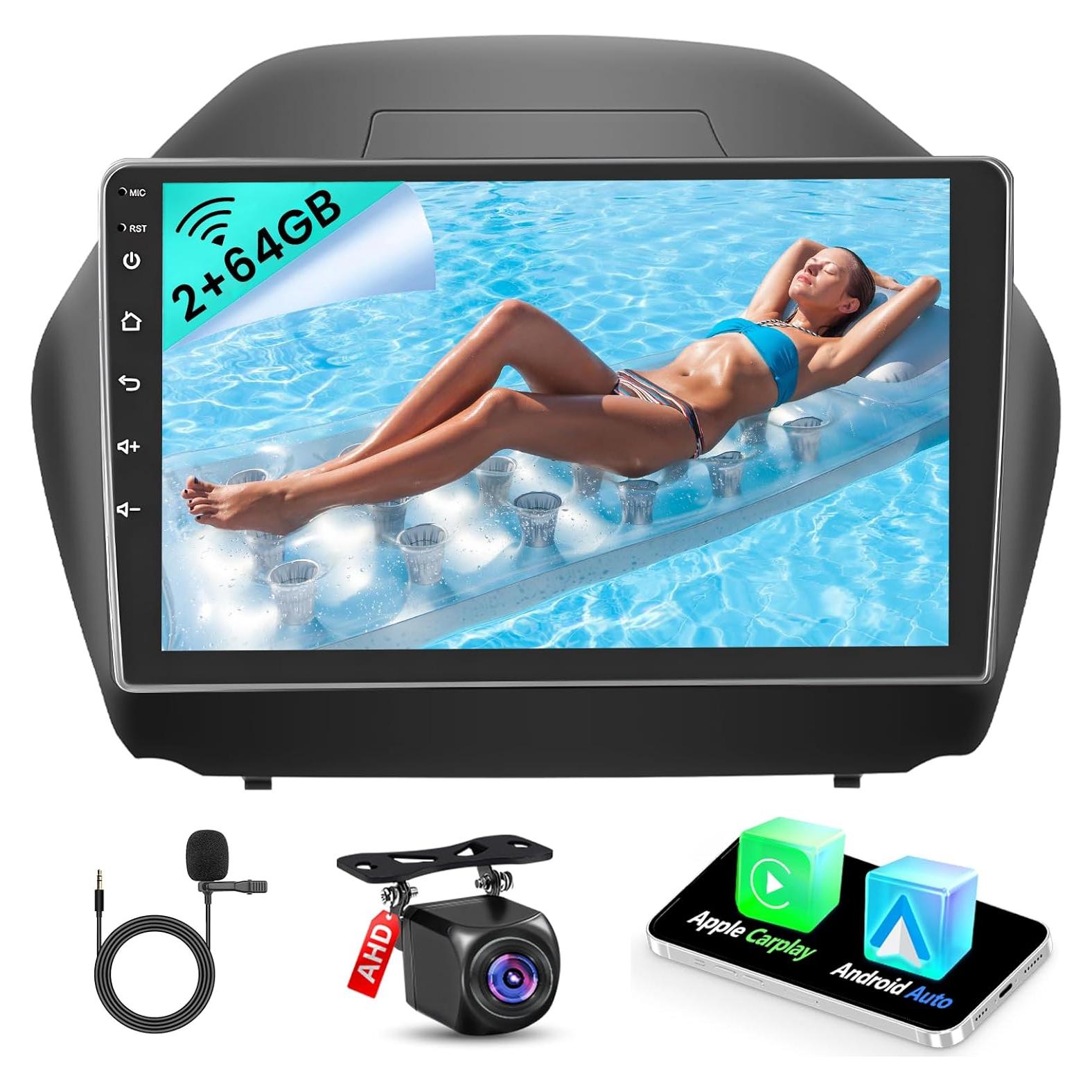 Estéreo Android 13 Fuluku 10.1" para Hyundai Tucson 2010-2015