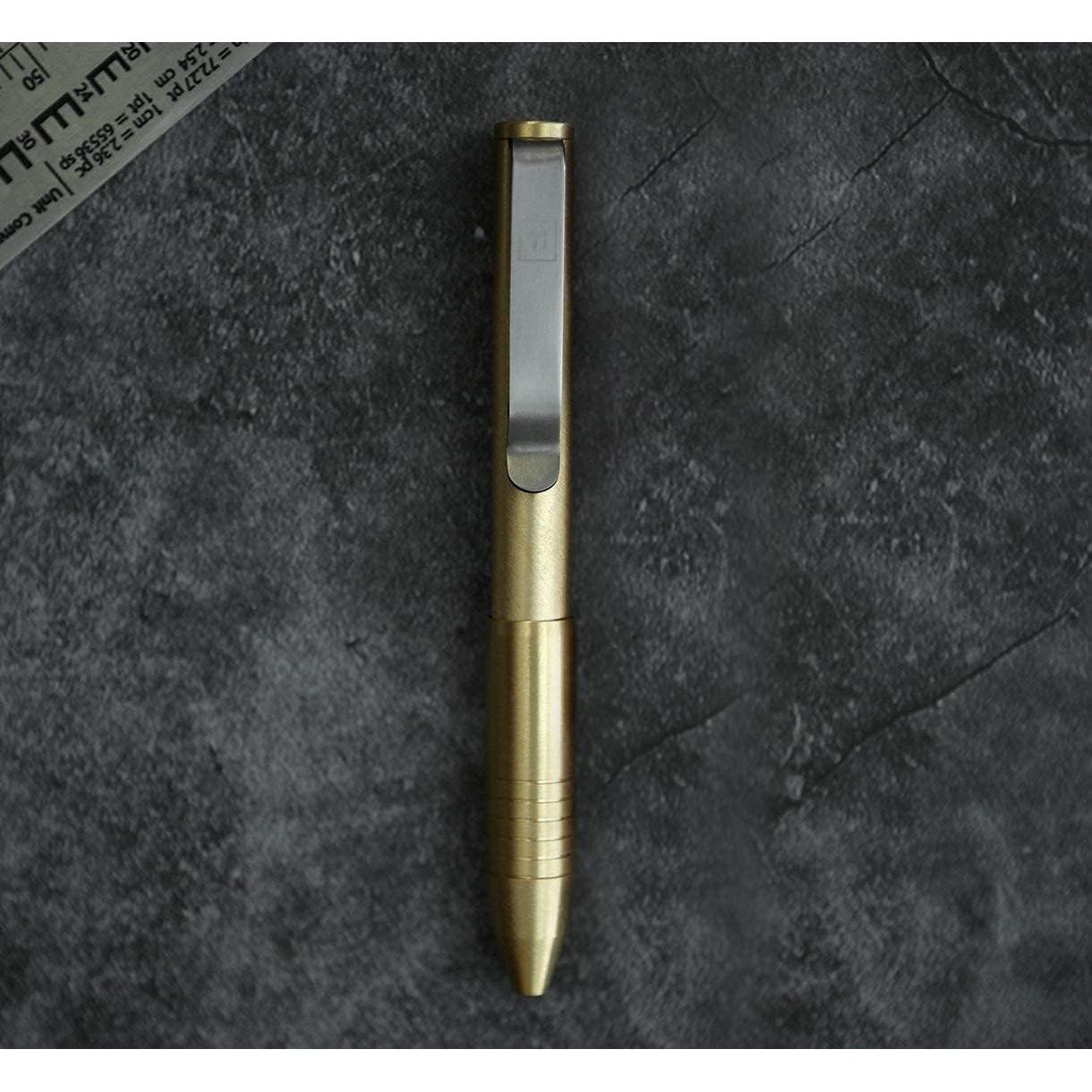 Bolígrafo Pocket Pro BIG IDEA DESIGN Latón Amarillo 0.3mm