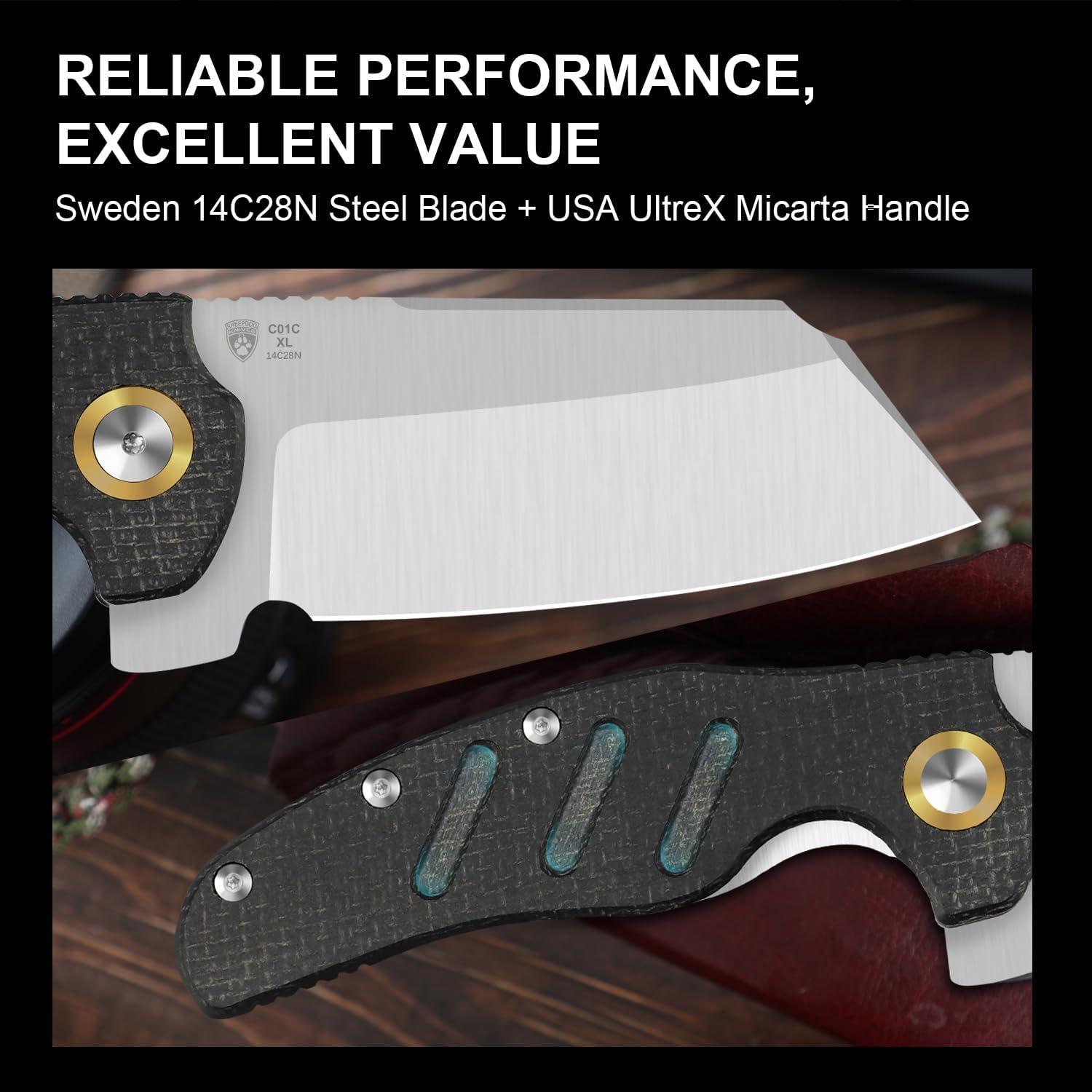 Cuchillo de Bolsillo Kizer C01C XL Sheepdog 9.9 cm EDC