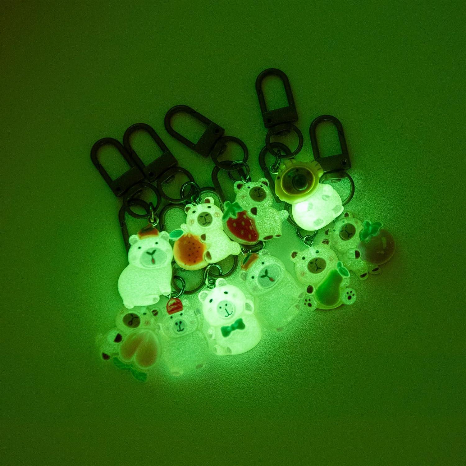 Juego de 20 llaveros de capibara rosa - Regalos de fiesta