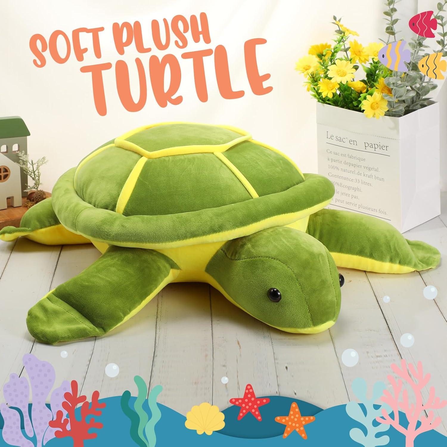 Tortuga Marina de Peluche Liliful 55 cm Suave y Abrazable