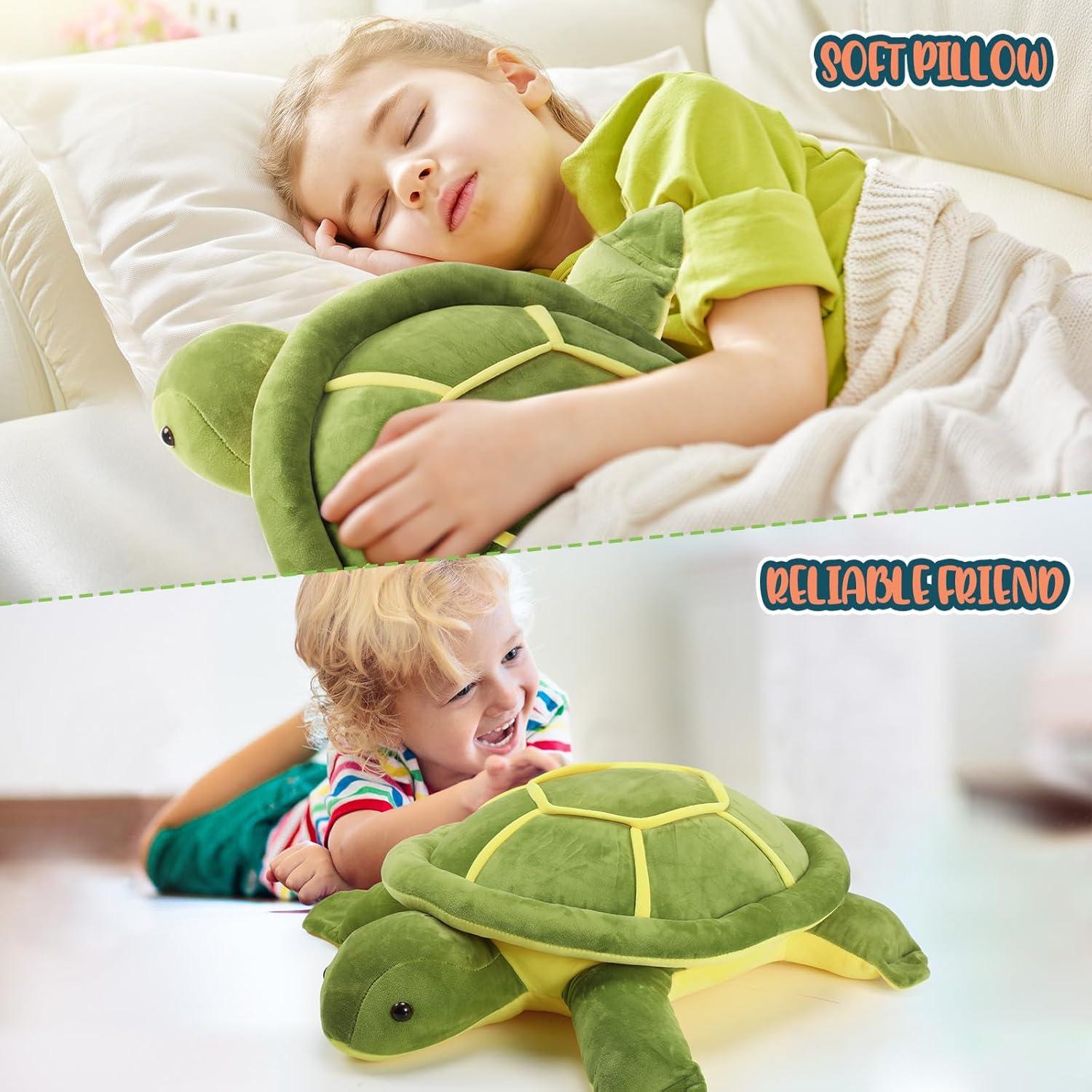 Tortuga Marina de Peluche Liliful 55 cm Suave y Abrazable