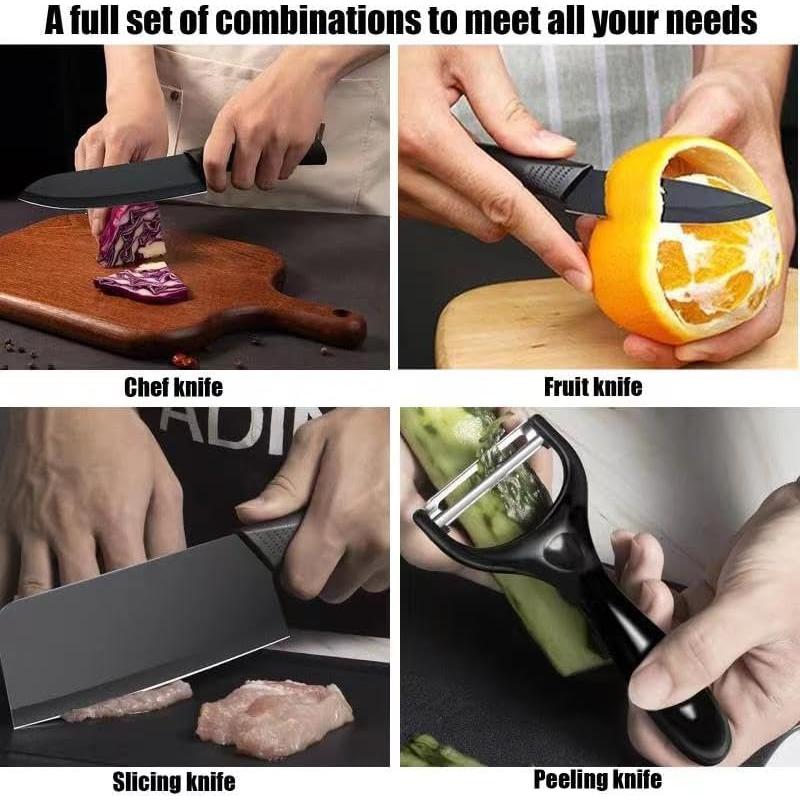 Juego de cuchillos de cocina Magicorange 7 piezas acero inoxidable