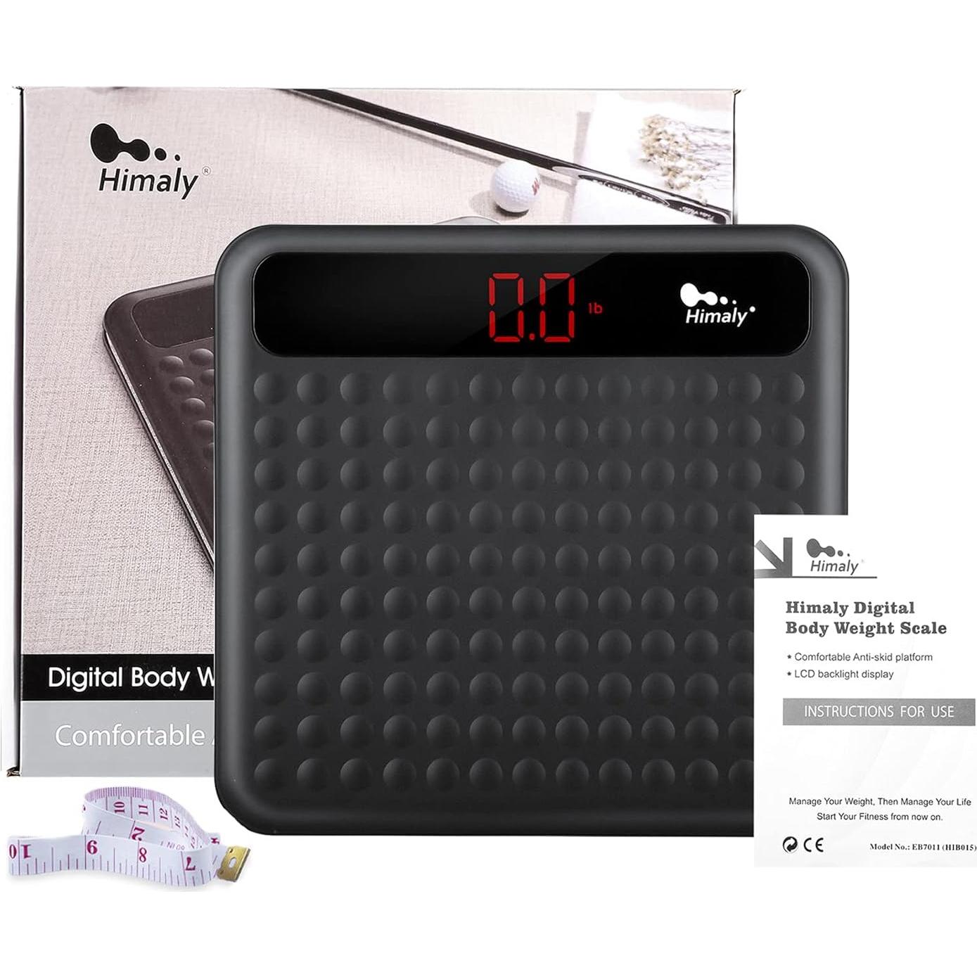 Escala Digital de Baño AGM 180kg Pantalla LCD Antideslizante