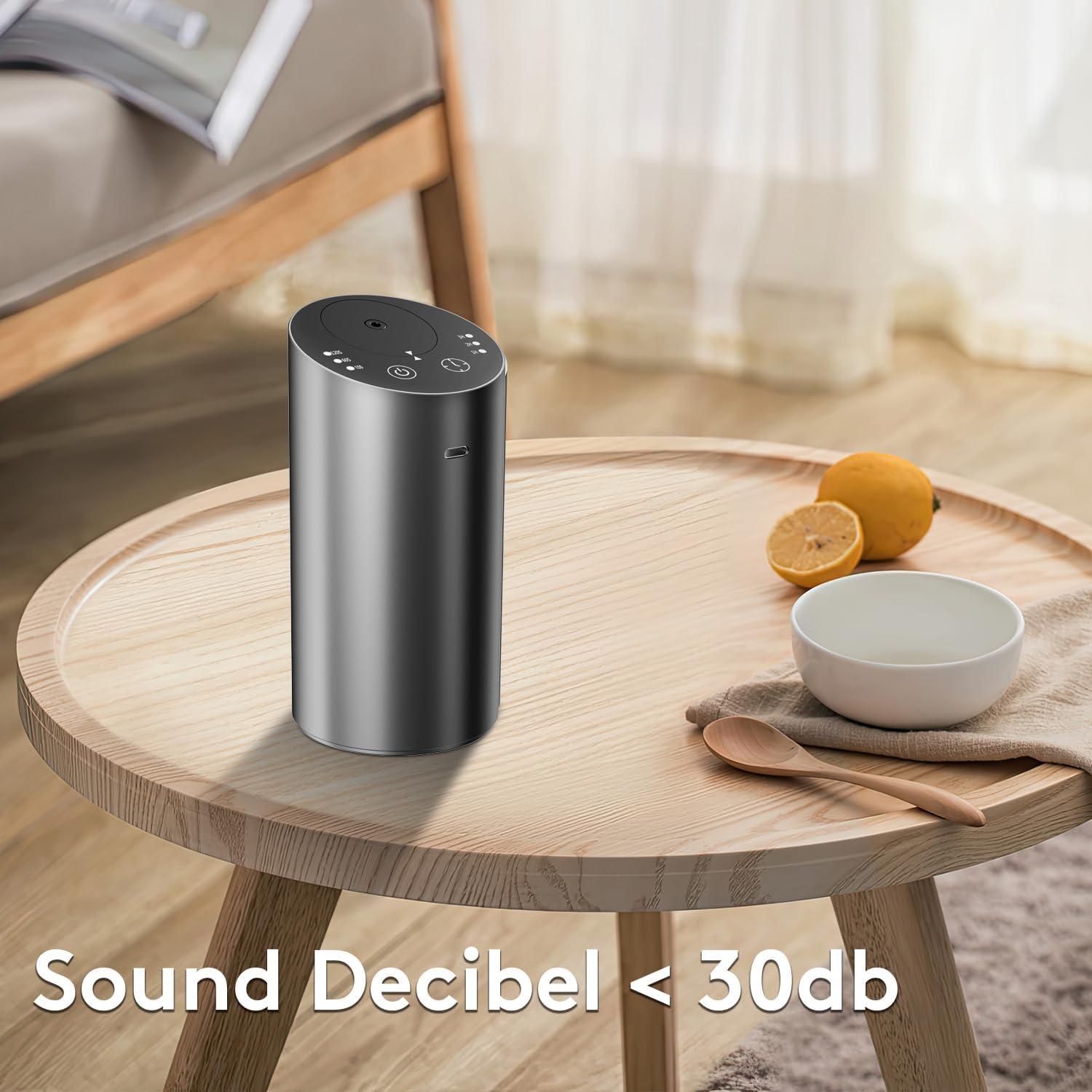 Difusor de Aceites Esenciales ColorSavvy Portátil Gris 20ml