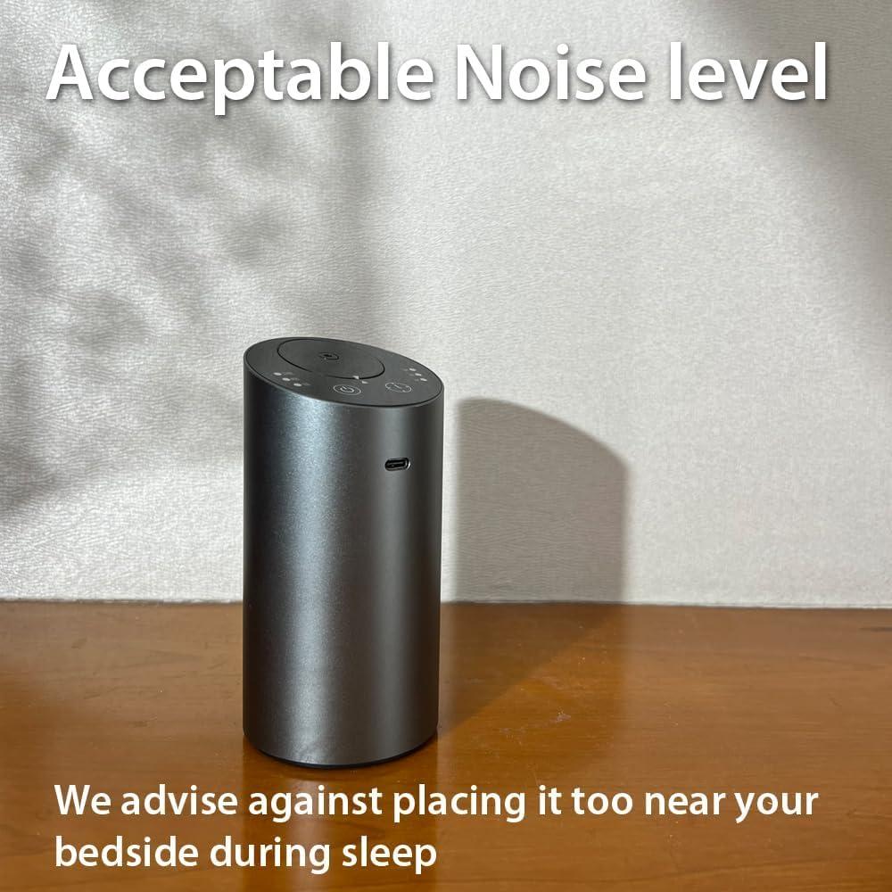 Difusor de Aceites Esenciales ColorSavvy Portátil Gris 20ml