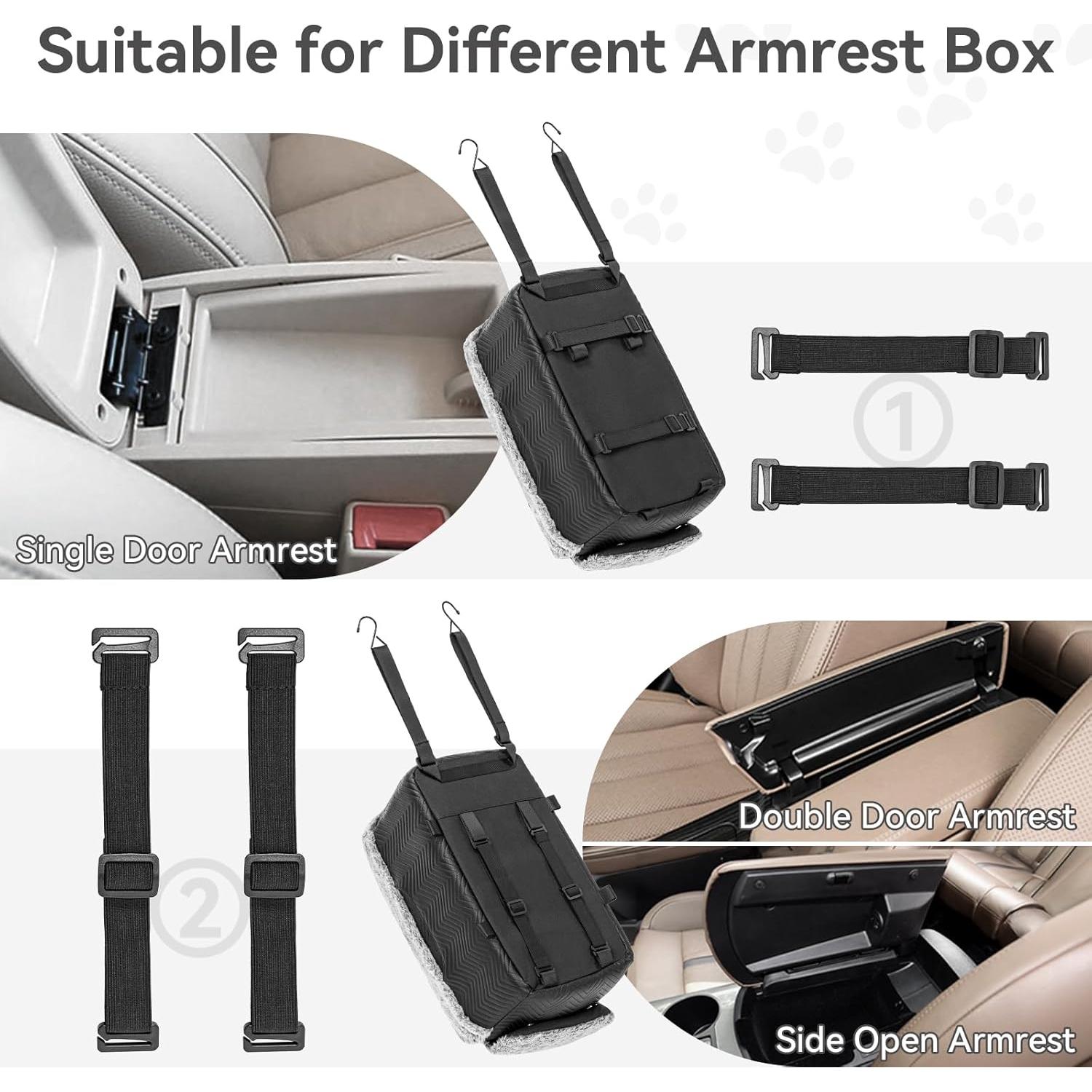 Asiento de Coche para Perros PETSFIT Pequeño Negro 4 kg