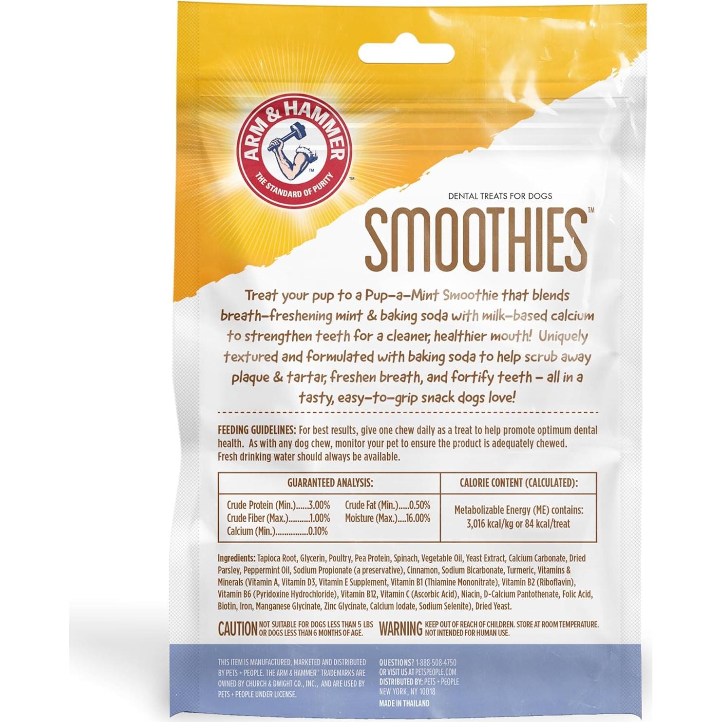 Golosinas Dentales Arm & Hammer para Perros Menta 198g