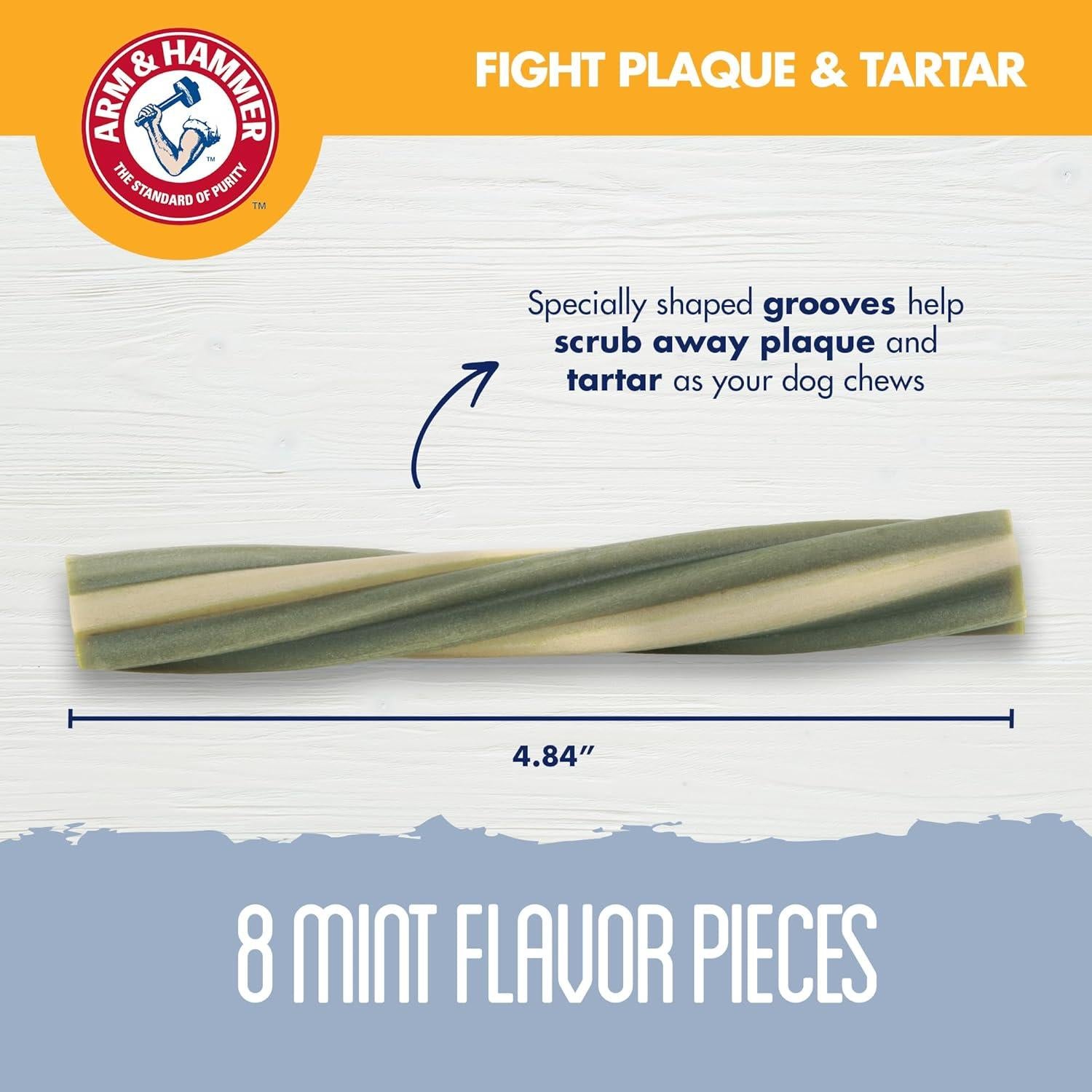 Golosinas Dentales Arm & Hammer para Perros Menta 198g