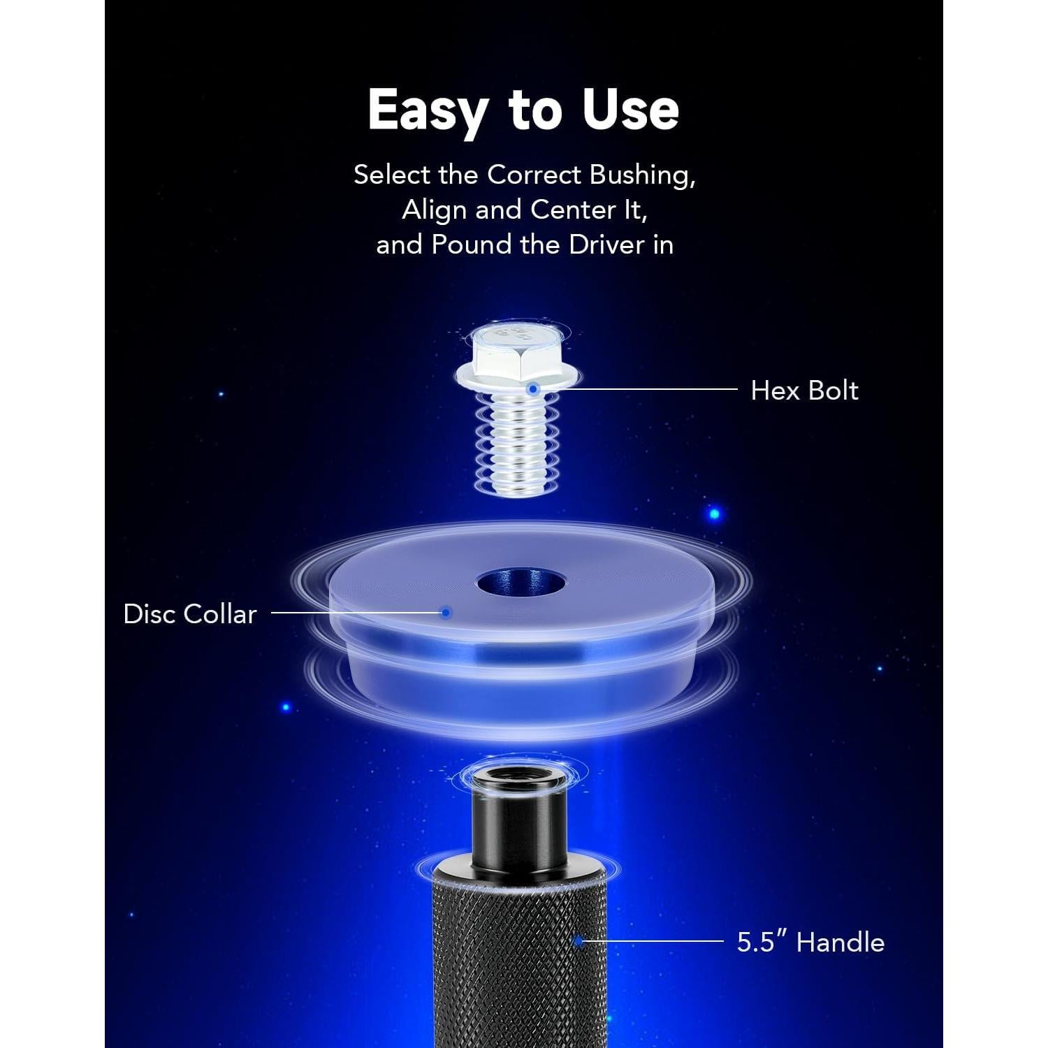 Kit de Prensa de Rodamientos Orion Motor Tech 10 Piezas