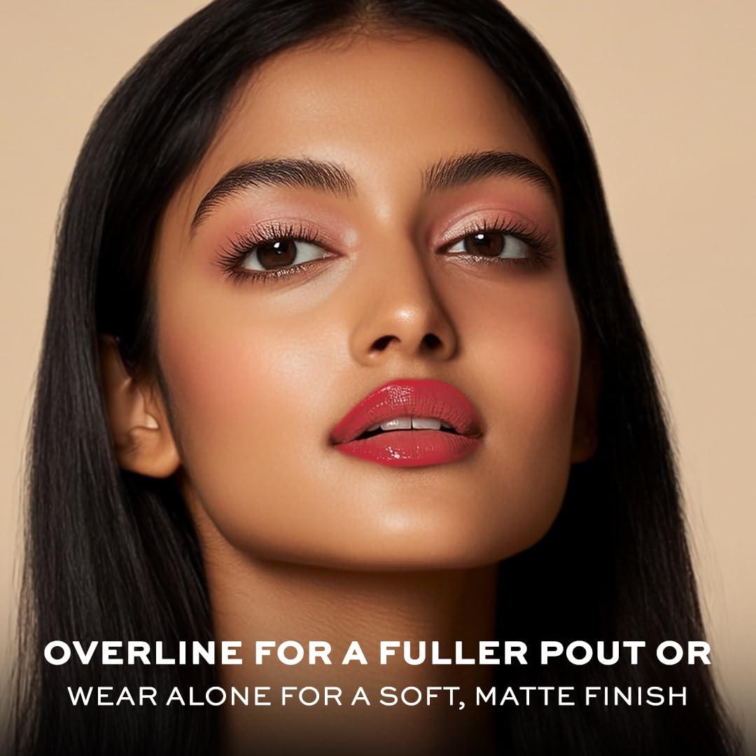 Lápiz de Labios Satin Kiss Makeup Revolution Rojo Rubí 9.92g