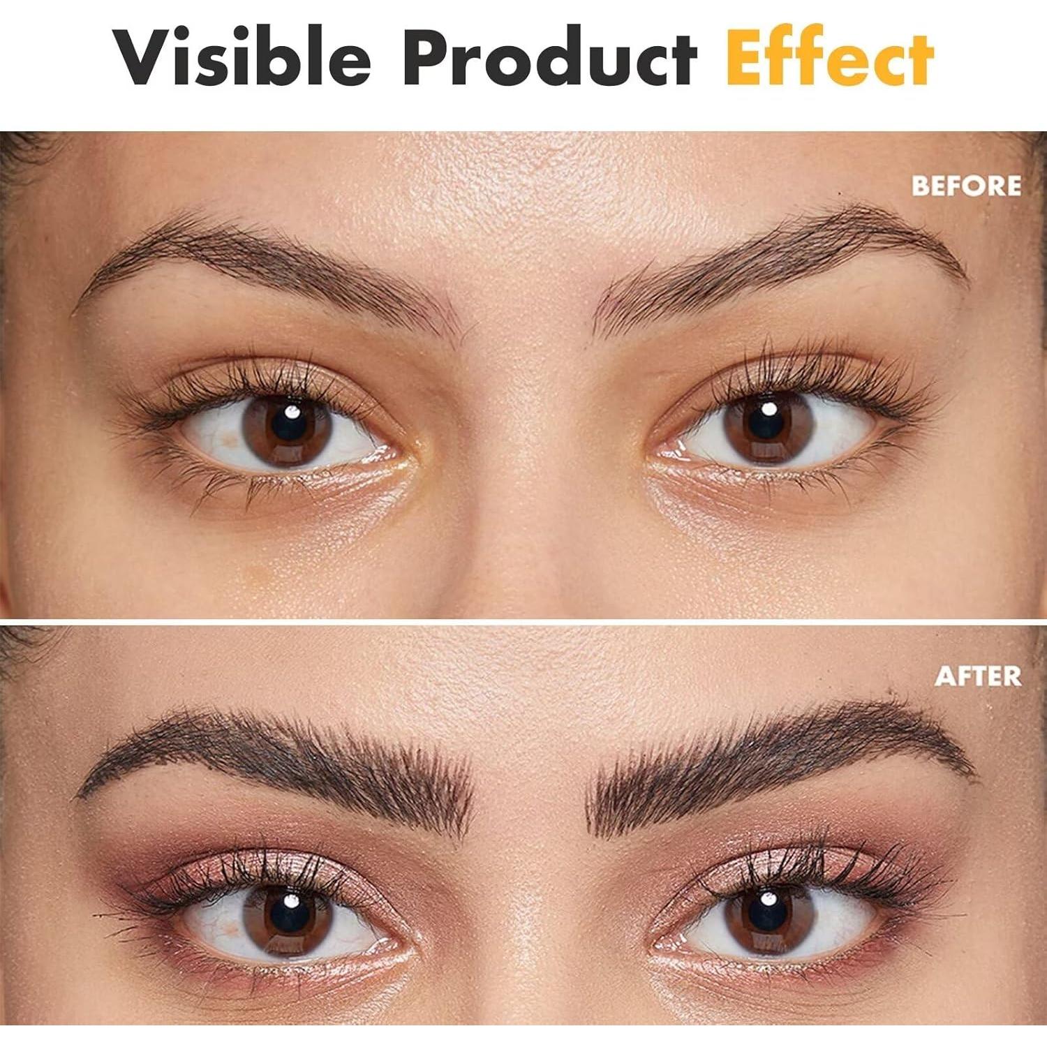 Kit de Gel para Cejas TOSOUATOP 3 en 1 Alto Pigmento #01 Ébano