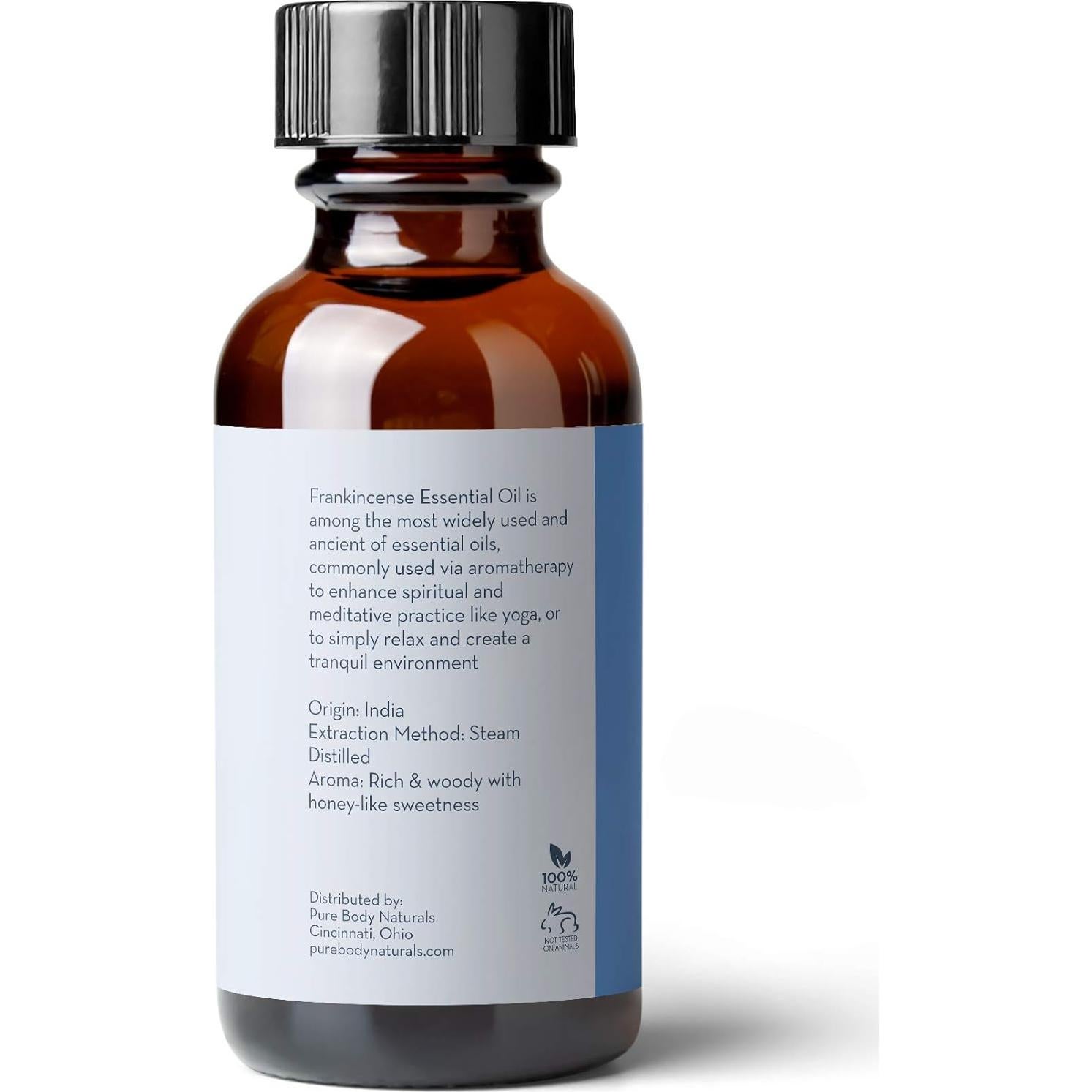 Aceite Esencial de Incienso Pure Body Naturals 30 ml - Grado Terapéutico