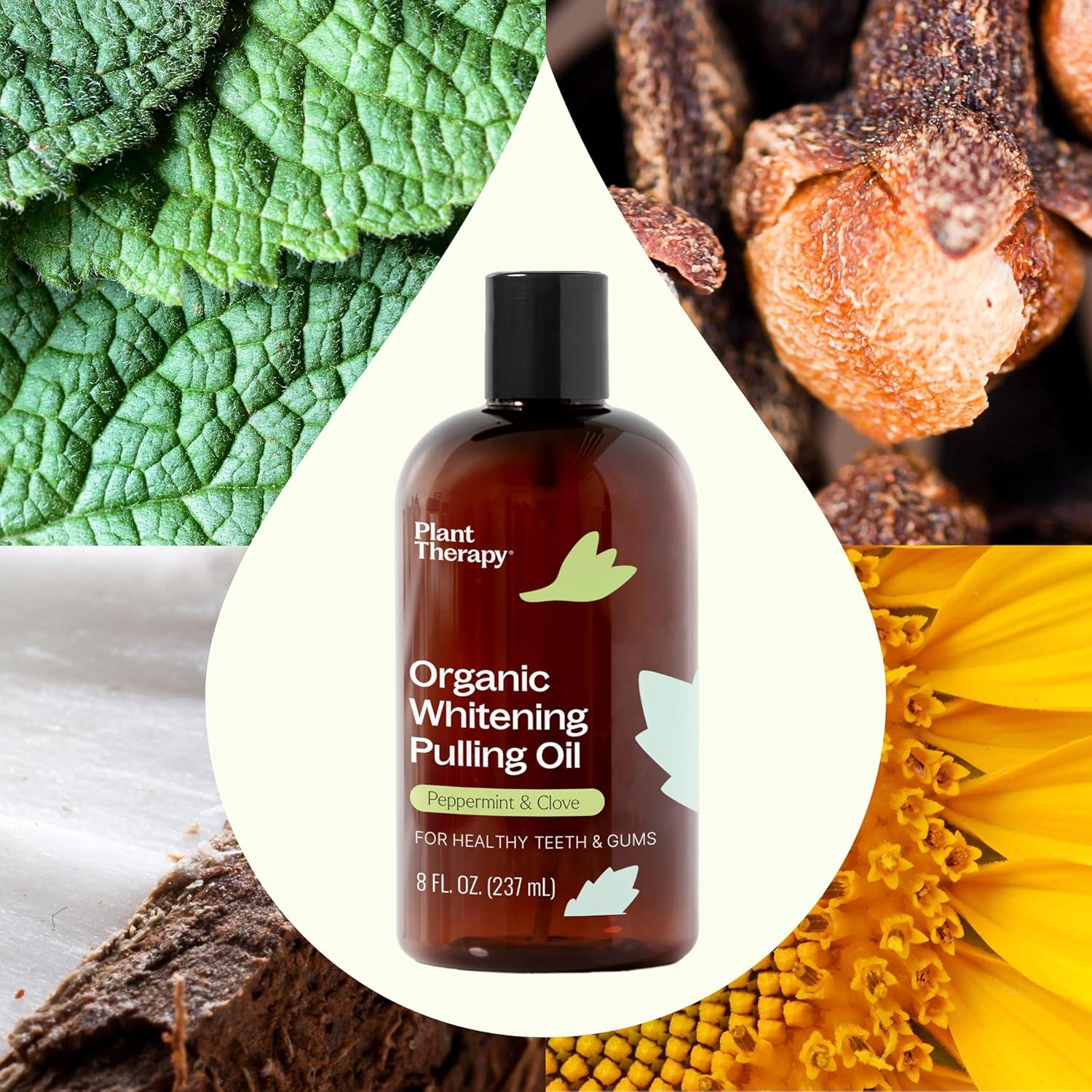 Aceite de Tirar Orgánico Blanqueador Plant Therapy 240 ml Menta Clavo