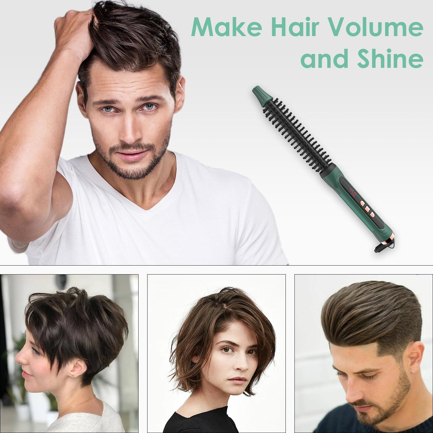 Cepillo Redondo Calentado BANGMENG 0.35" Cerámica Turmalina