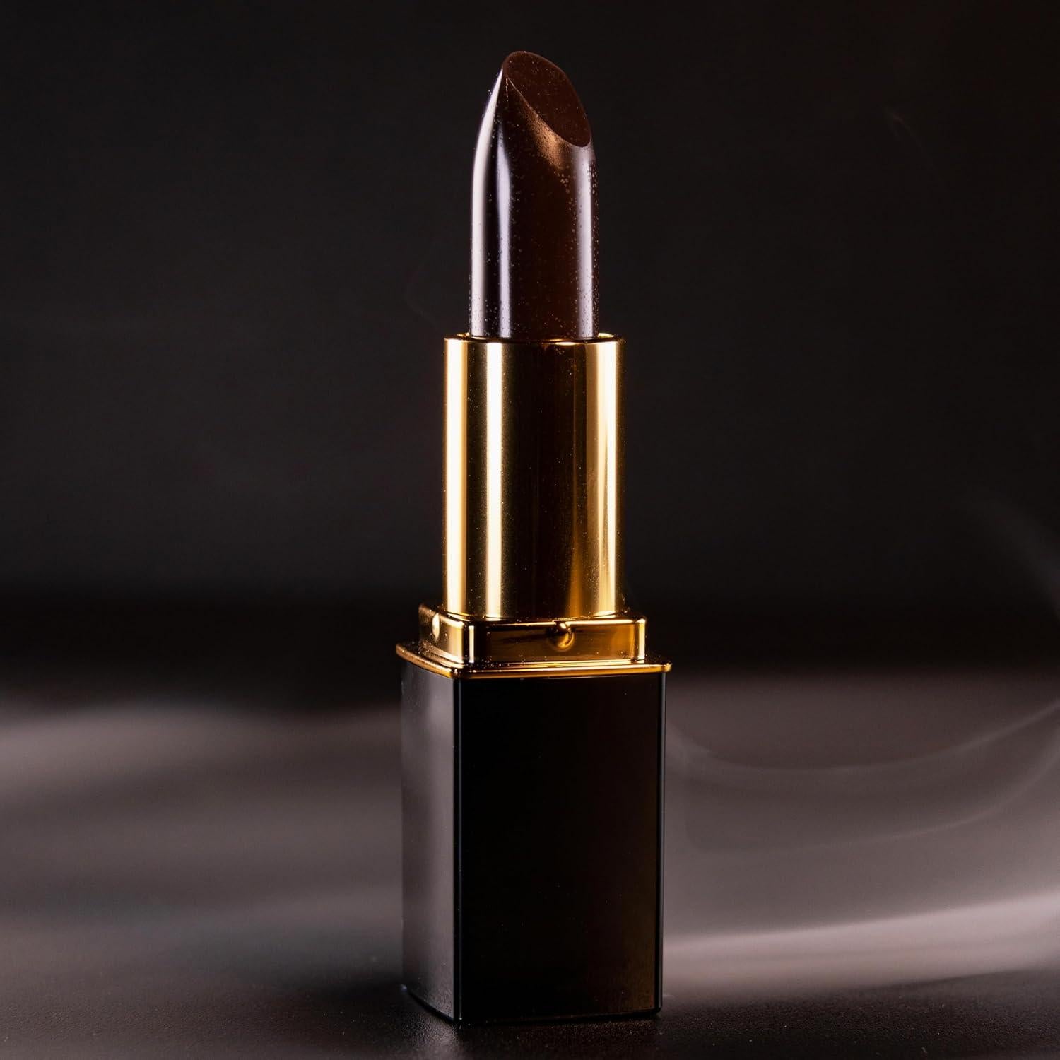 Labial L'Paige Negro que Cambia de Color a Vino-Maguenta