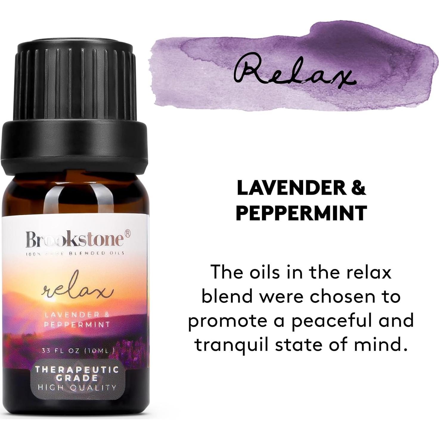 Set de Aceites Esenciales Orgánicos Brookstone para Dormir - 3x10ml